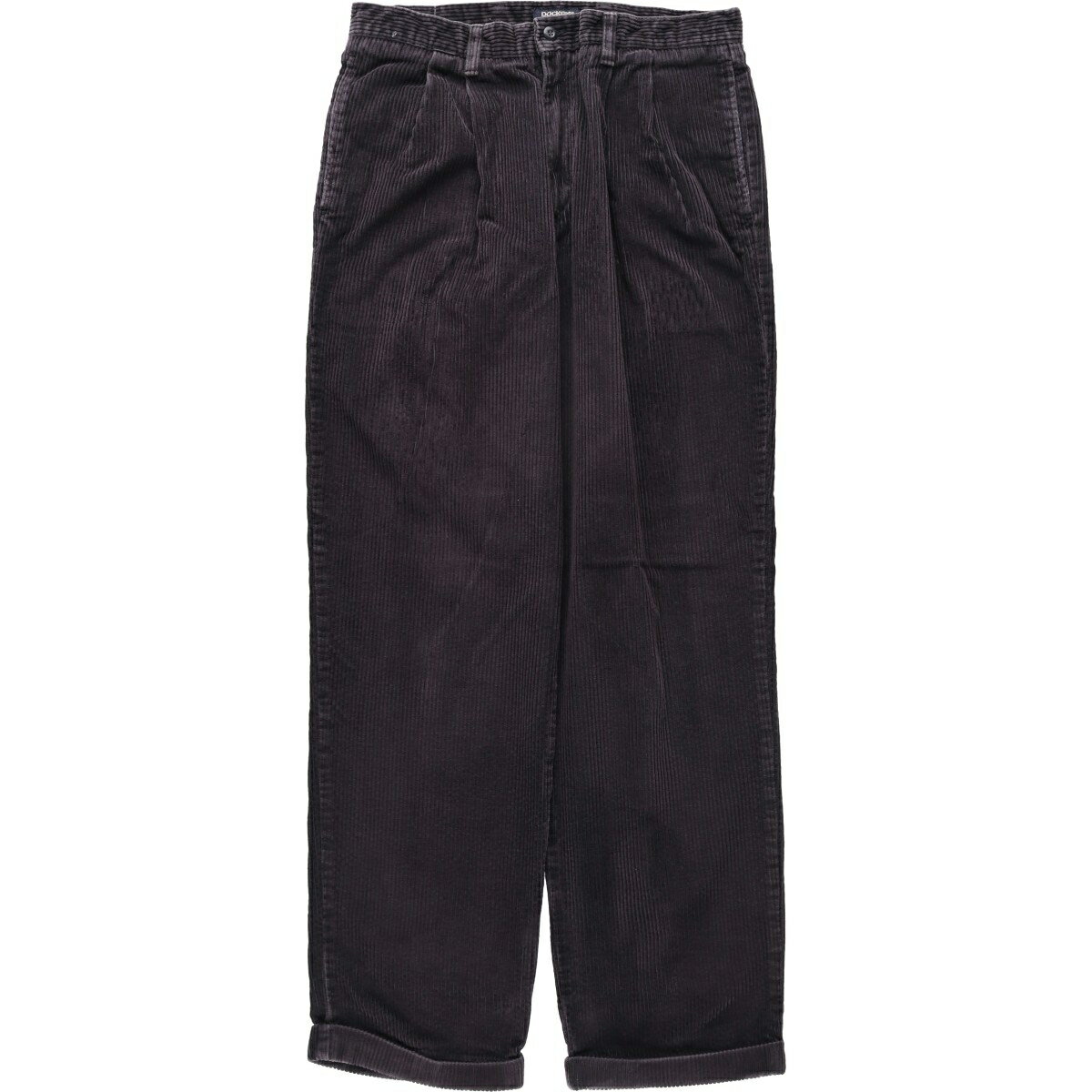 樂天商城 - 古着 90'S ドッカーズ DOCKERS khakis ツータック コーデュロイパンツ メンズw32相当 ヴィンテージ /eaa627285 【中古】 【260409】 春夏秋冬
