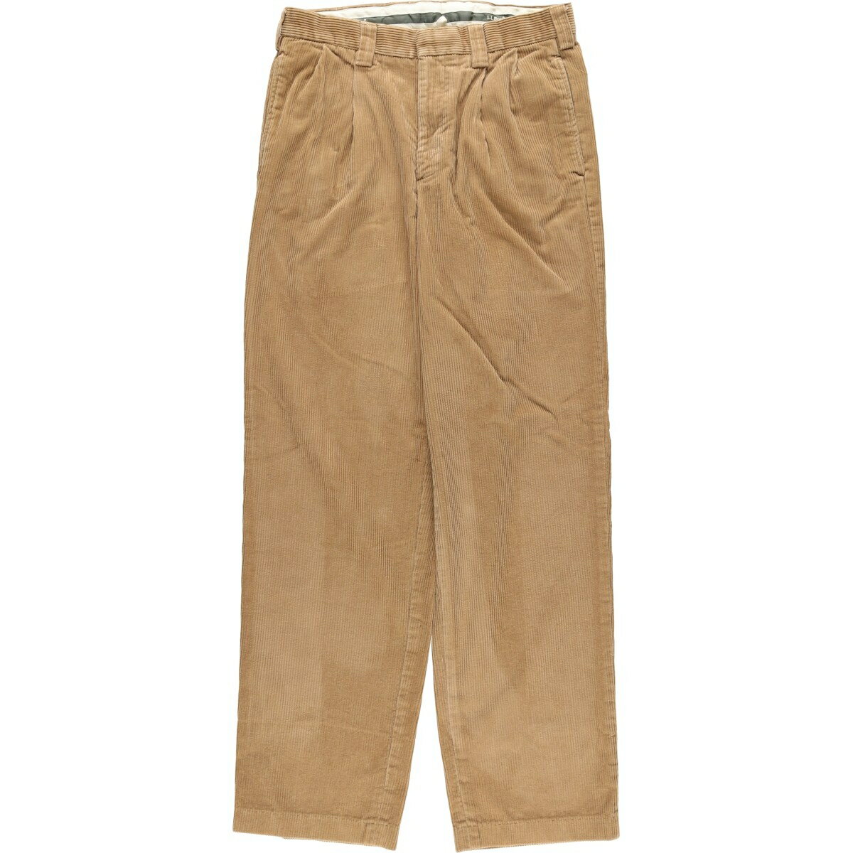 Rakuten - 古着 90~00'S エルエルビーン L.L.Bean ツータック コーデュロイパンツ メンズw31相当 ヴィンテージ /eaa627297 【中古】 【260327】 ベージュ系 春夏秋冬