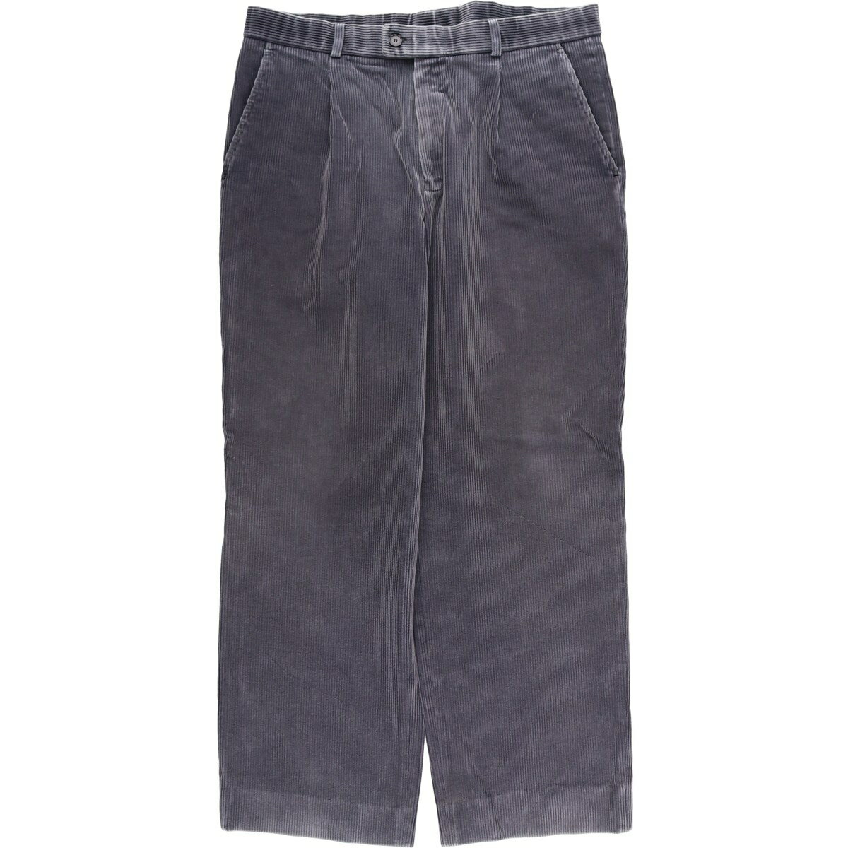 Rakuten - 古着 ラコステ LACOSTE ワンタック コーデュロイパンツ メンズw35相当 /eaa627313 【中古】 【260327】 グレー系 春夏秋冬