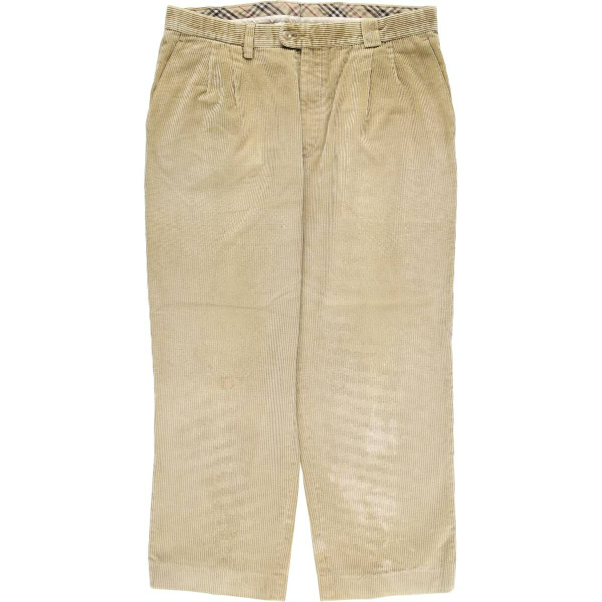 樂天商城 - 古着 バーバリー Burberry's LONDON ツータック コーデュロイパンツ メンズw34相当 /eaa627369 【中古】 【260413】
