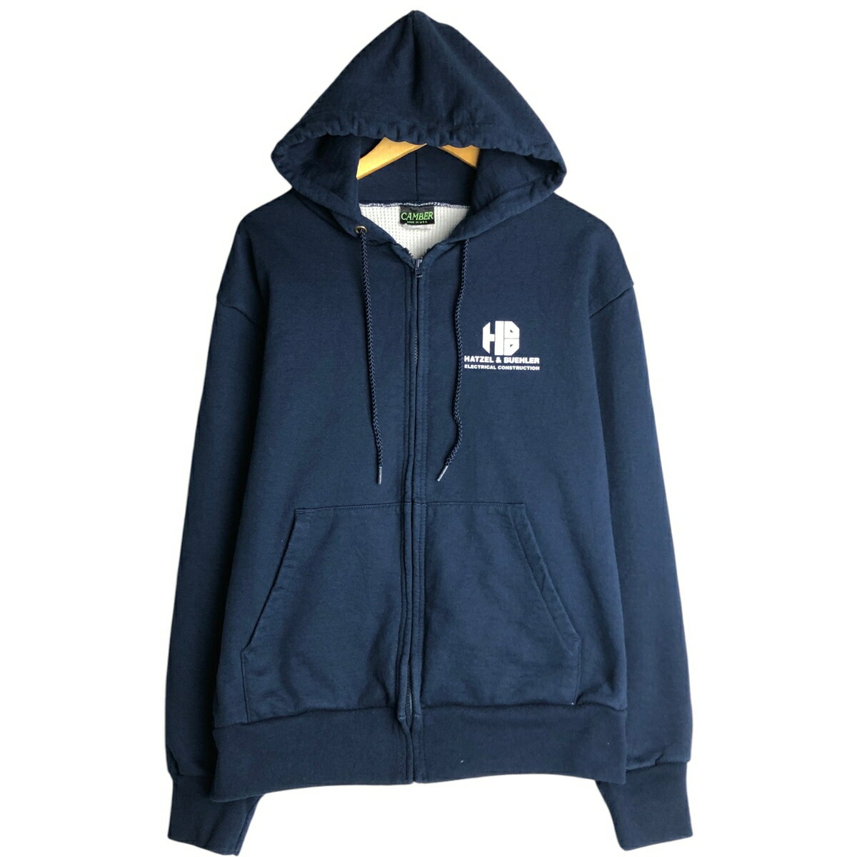 CAMBER ネイビー パーカー　19oz CAMBER（キャンバー） パーカー 厚手 19オンス 132 アメリカ製 プル