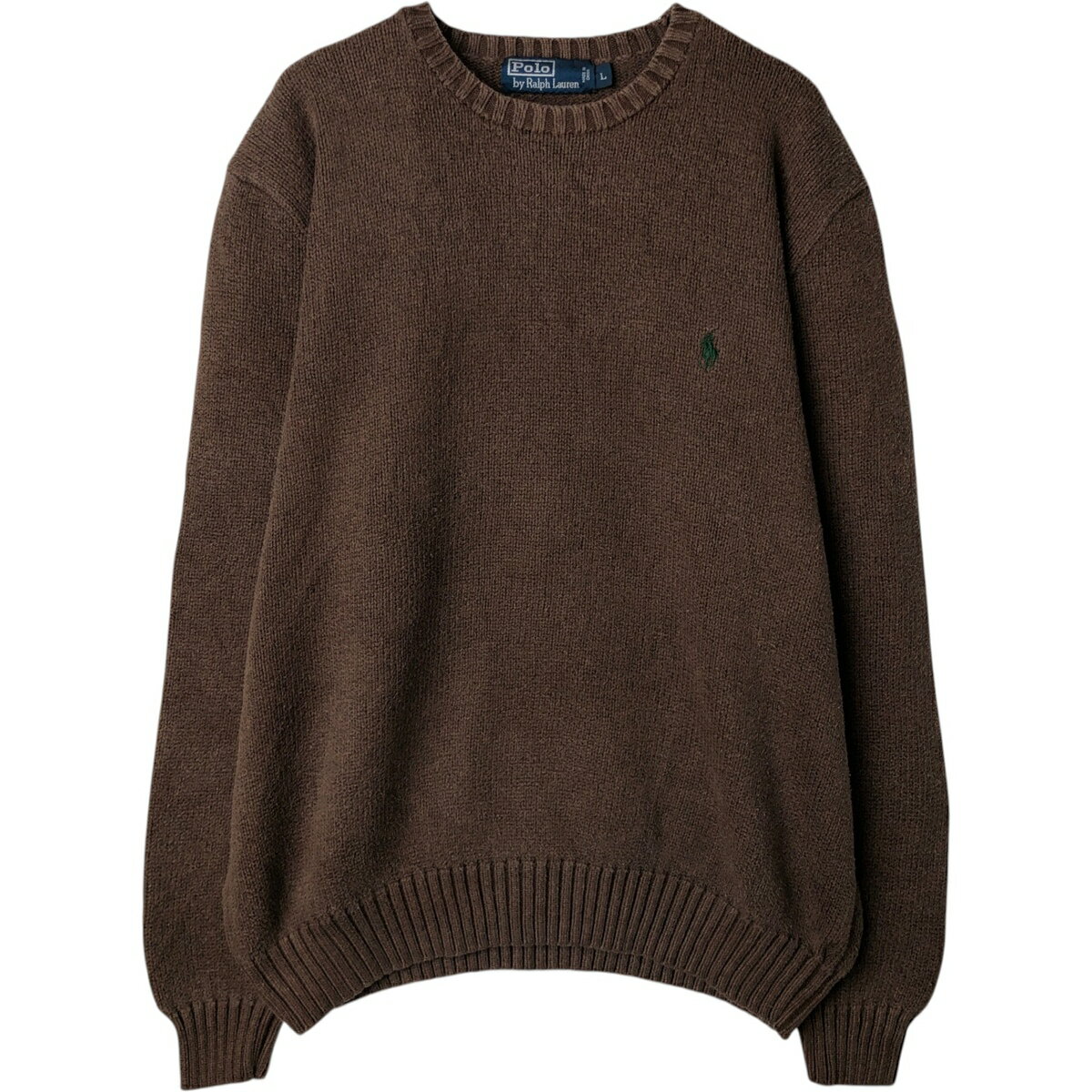 樂天商城 - 古着 ラルフローレン Ralph Lauren POLO by Ralph Lauren コットンニットセーター メンズL相当 /eaa627425 【中古】 【260330】