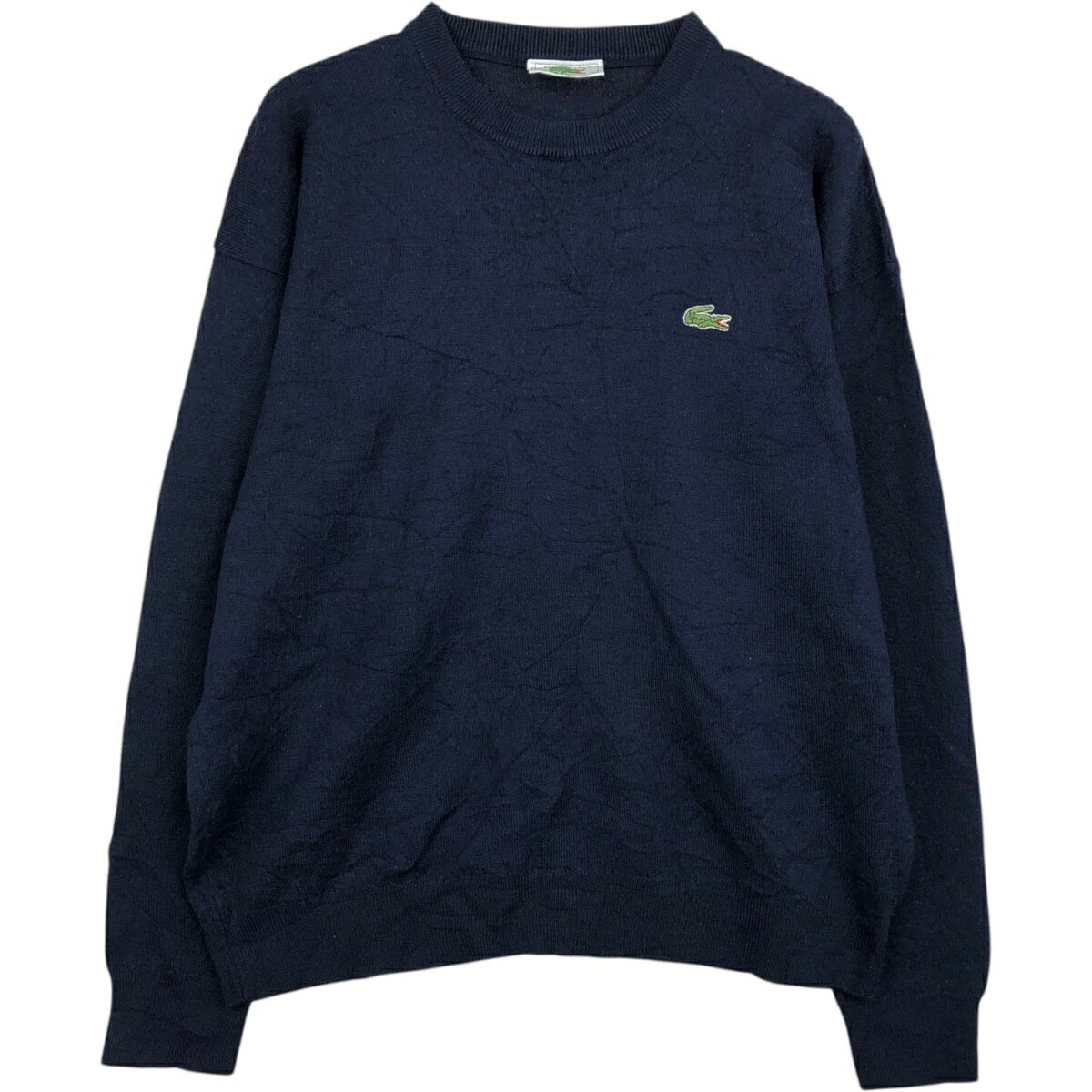 Rakuten - 古着 ラコステ LACOSTE Vネック アクリルニットセーター メンズXL相当 /eaa627535 【中古】 【260328】 ネイビー系 秋冬