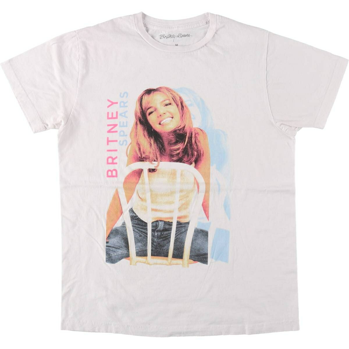 古着 BRITNEY SPEARS ブリトニー スピアーズ バンドTシャツ バンT レディースM相当 /eaa627694 【中古】 【260327】 【Elulu/エルル】 ホワイト系 春夏秋