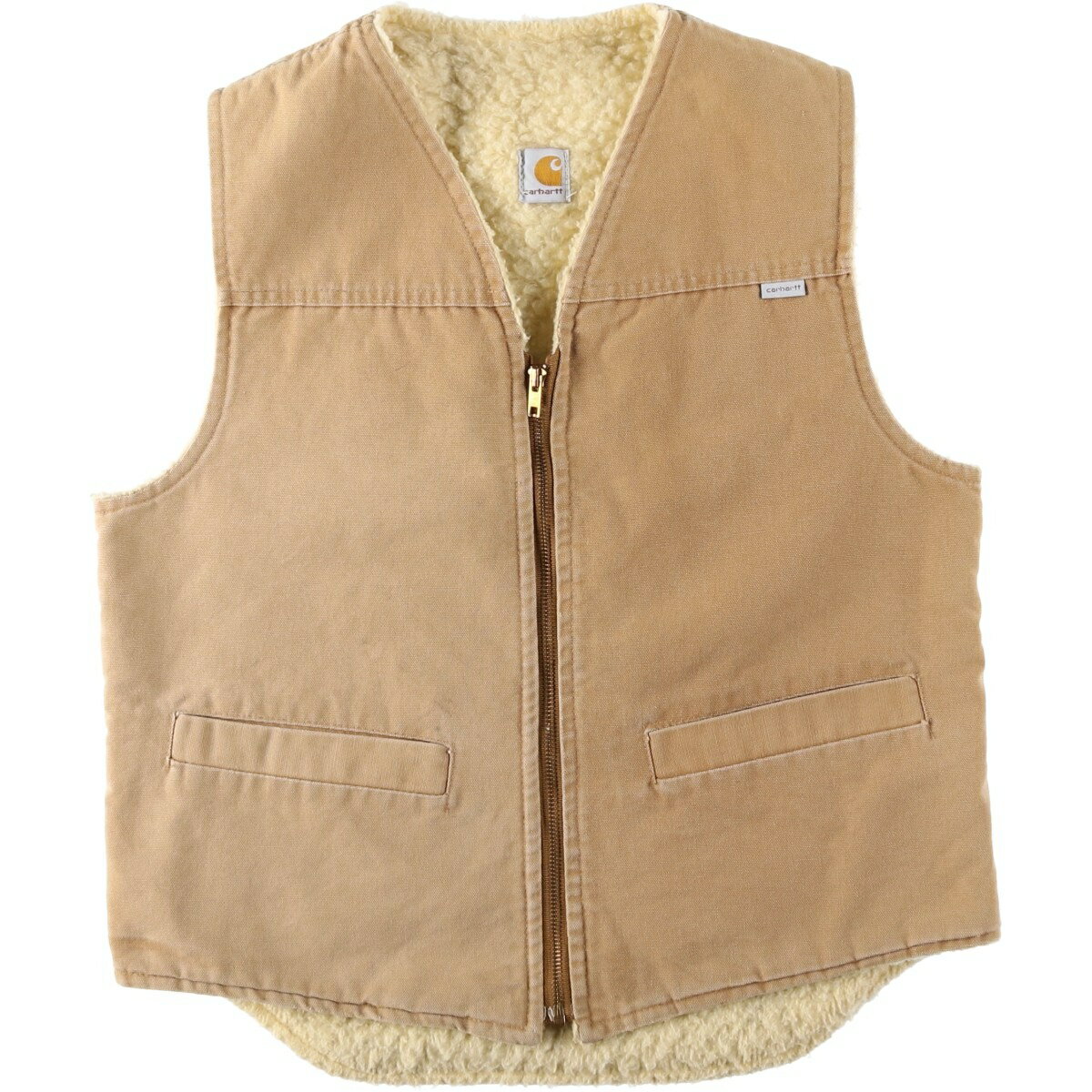 Rakuten - 古着 80'S カーハート Carhartt 6SV ダックベスト USA製 メンズM相当 ヴィンテージ /eaa627761 【中古】 【260410】