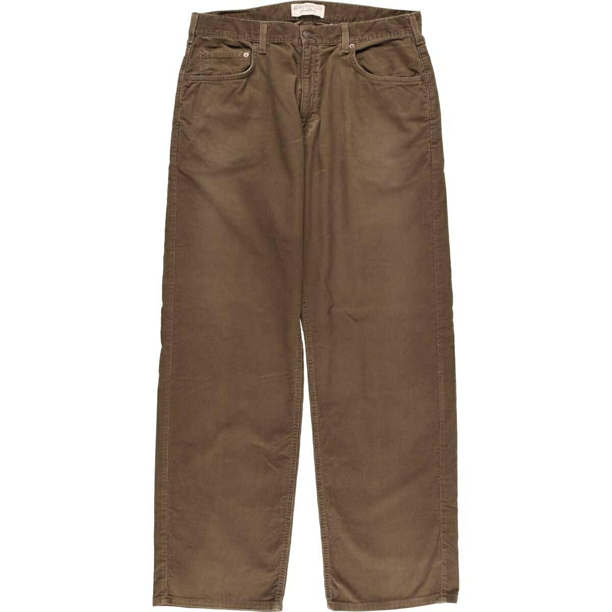 古着 リーバイス Levi's STRAUSS SIGNATURE LOOSE STRAGHT コーデュロイパンツ メンズw37相当 /eaa627812 【中古】 【260329】 ブラウン系 春夏秋冬