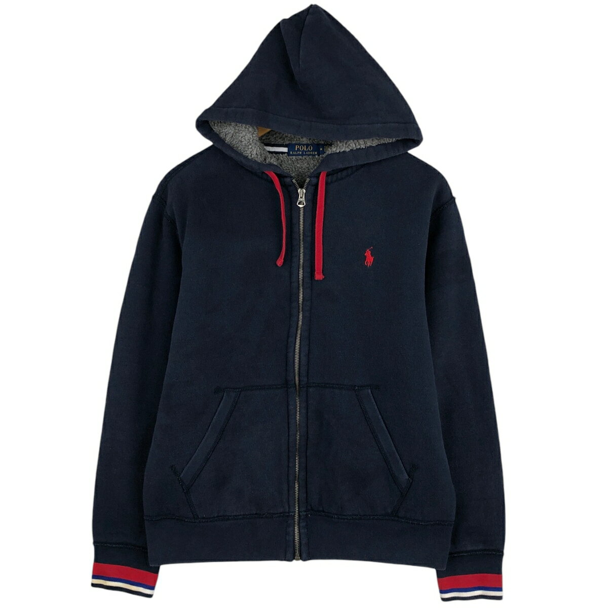 Rakuten - 古着 ラルフローレン Ralph Lauren POLO RALPH LAUREN スウェットフルジップパーカー メンズM相当 /eaa627854 【中古】 【260327】 ネイビー系 春夏秋冬