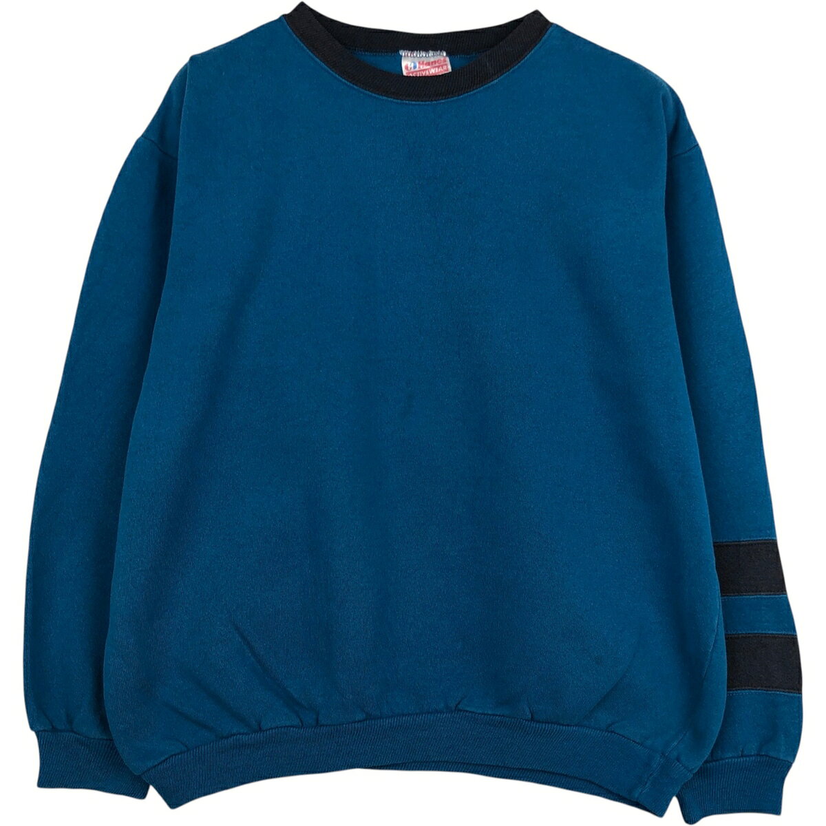 古着 ヘインズ Hanes ACTIVEWEAR 無地 ブランクスウェットシャツ トレーナー USA製 メンズL相当 /eaa627881  