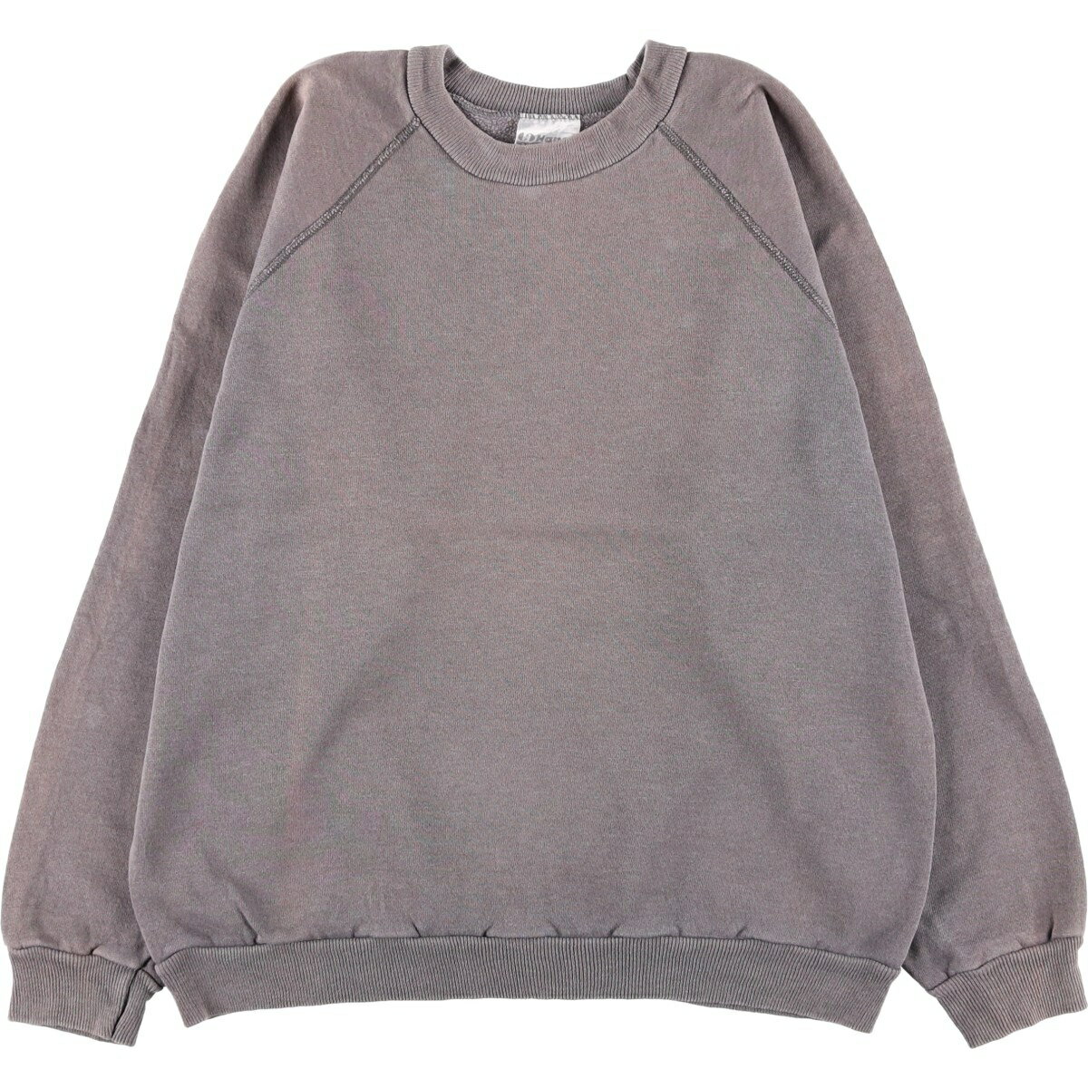 古着 80~90'S ヘインズ Hanes IRREGULAR ACTIVEWEAR 無地 ブランクスウェットシャツ トレーナー USA製 メンズL相当 ヴィンテージ /eaa627895 【中古】 【260328】 グレー系 春夏秋冬