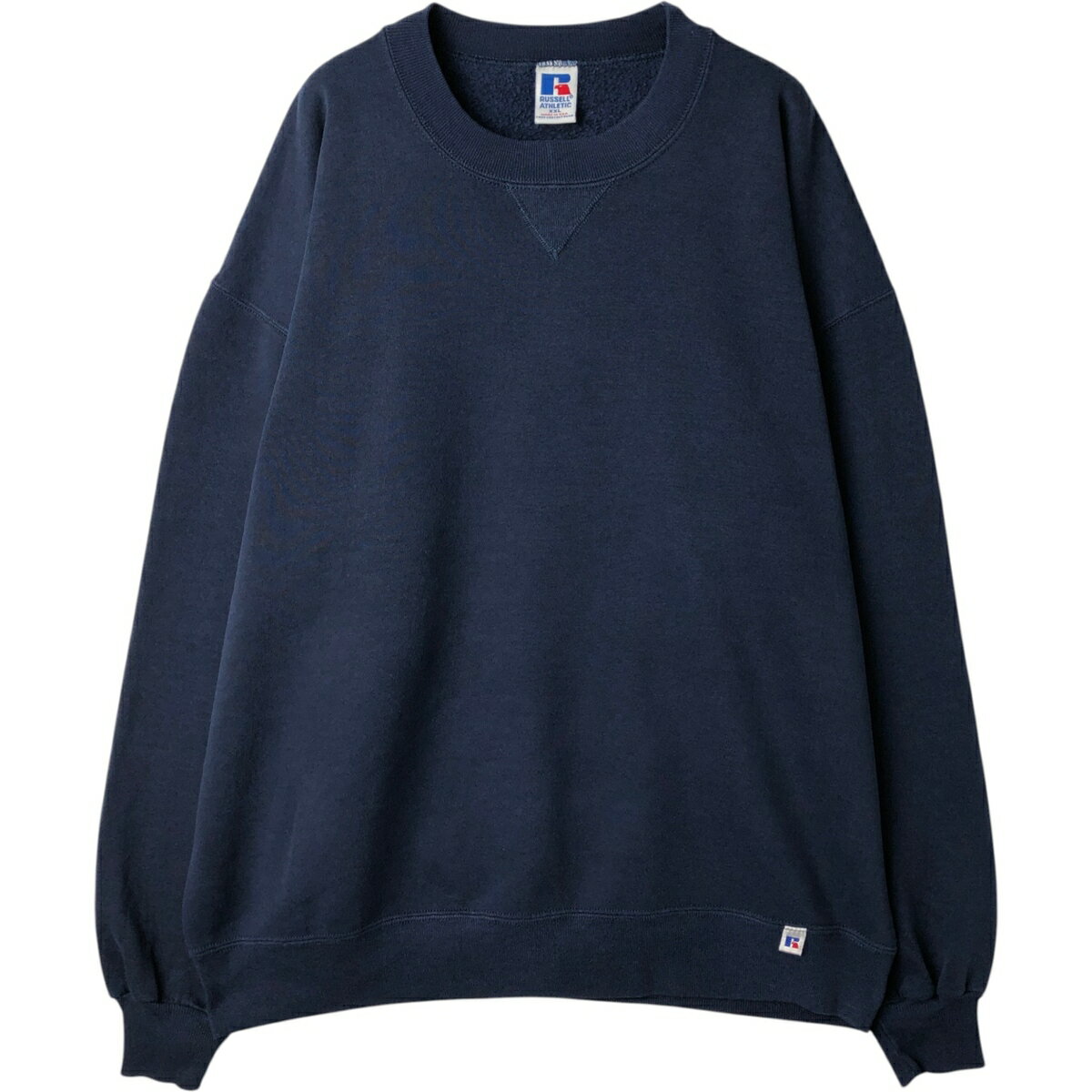 Rakuten - 古着 90'S ラッセル Russell ATHLETIC 無地 ブランクスウェットシャツ トレーナー USA製 メンズXXL相当 ヴィンテージ /eaa627929 【中古】 【260329】 ネイビー系 春夏秋冬