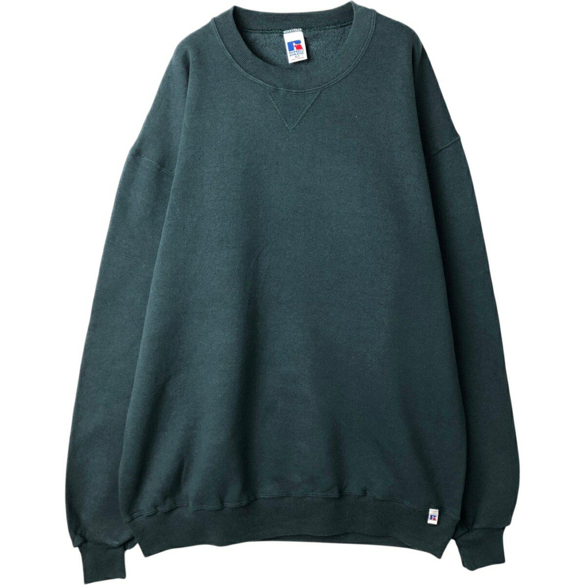 Rakuten - 古着 90'S ラッセル Russell ATHLETIC 無地 ブランクスウェットシャツ トレーナー メンズXL相当 ヴィンテージ /eaa627943 【中古】 【260329】 グリーン系 春夏秋冬
