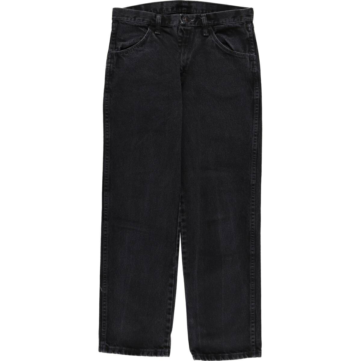 古着 ラスラー RUSTLER ブラックデニム テーパードデニムパンツ メンズw32相当 /eaa628134   ブラック系 春夏秋冬