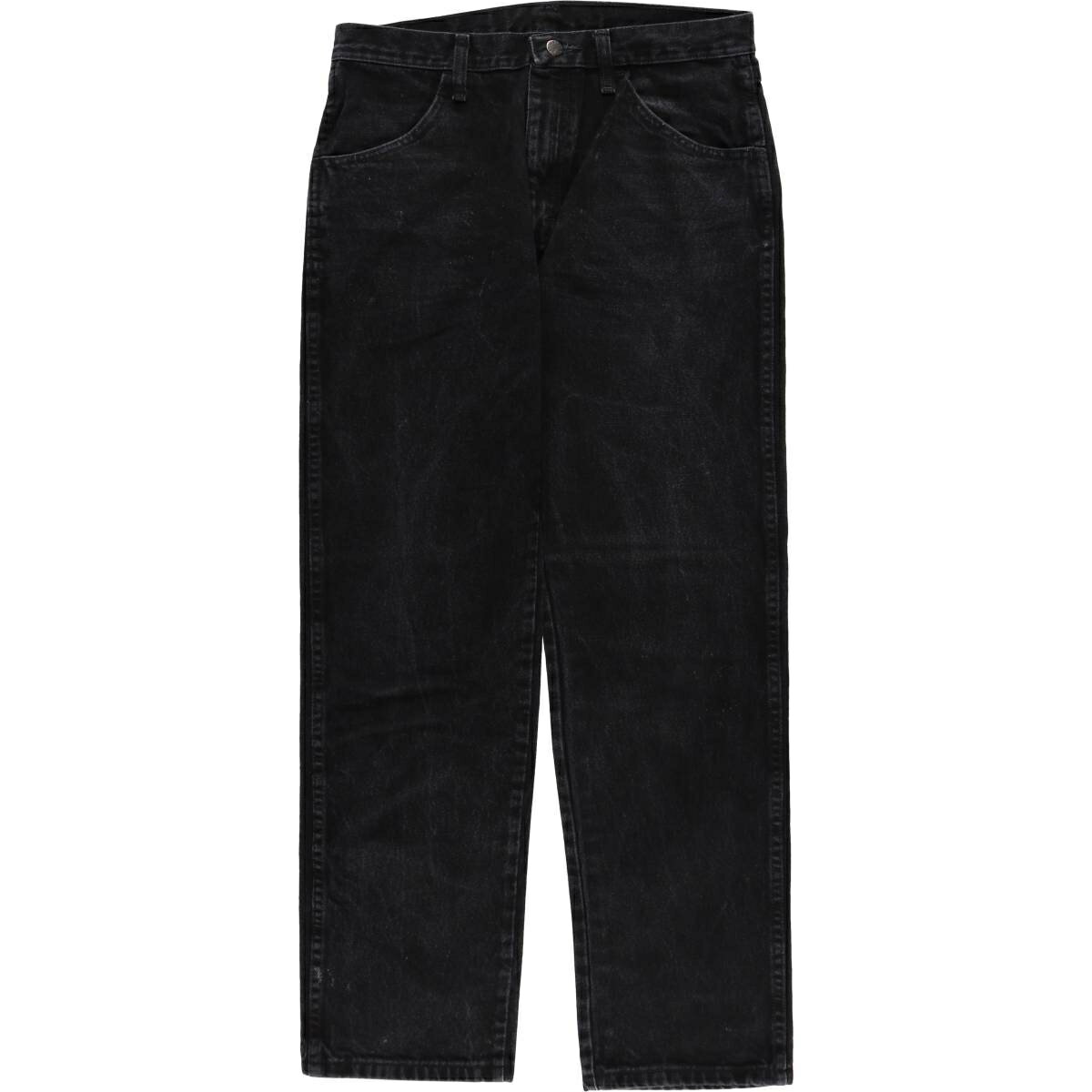 古着 ラスラー RUSTLER ブラックデニム テーパードデニムパンツ メンズw32相当 /eaa628137   ブラック系 春夏秋冬