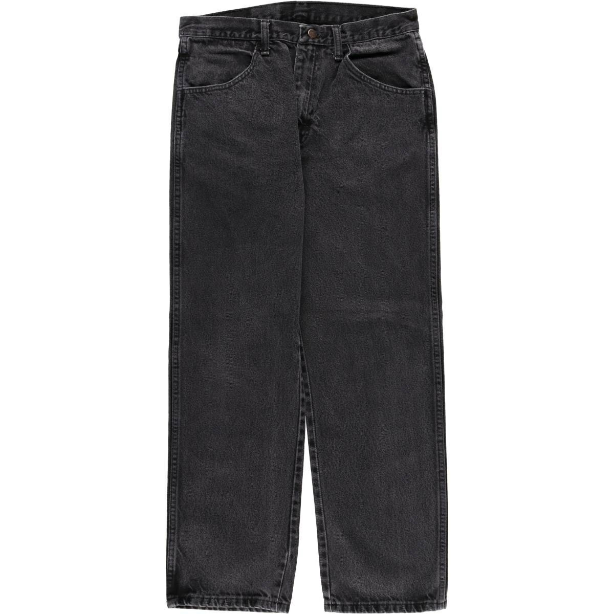 Rakuten - 古着 ラスラー RUSTLER ブラックデニム ストレートデニムパンツ メンズw32相当 /eaa628139 【中古】 【260327】 ブラック系 春夏秋冬