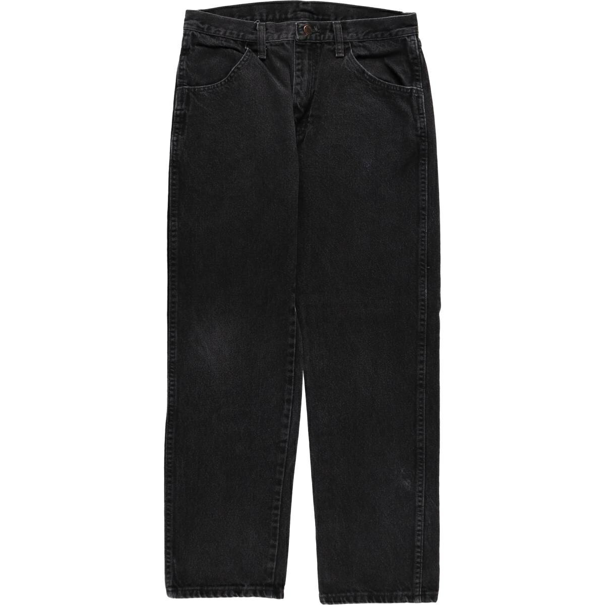 乐天商城 - 古着 ラスラー RUSTLER ブラックデニム ストレートデニムパンツ メンズw32相当 /eaa628157 【中古】 【260328】 ブラック系 春夏秋冬