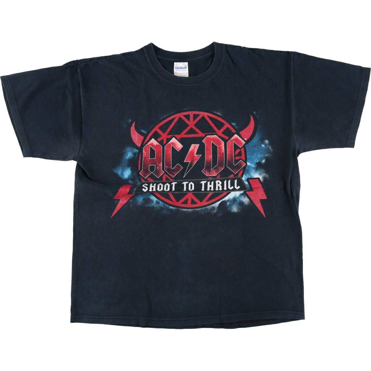 乐天商城 - 古着 ギルダン GILDAN AC/DC エーシーディーシー バンドTシャツ バンT メンズL相当 /eaa628396 【中古】 【260328】