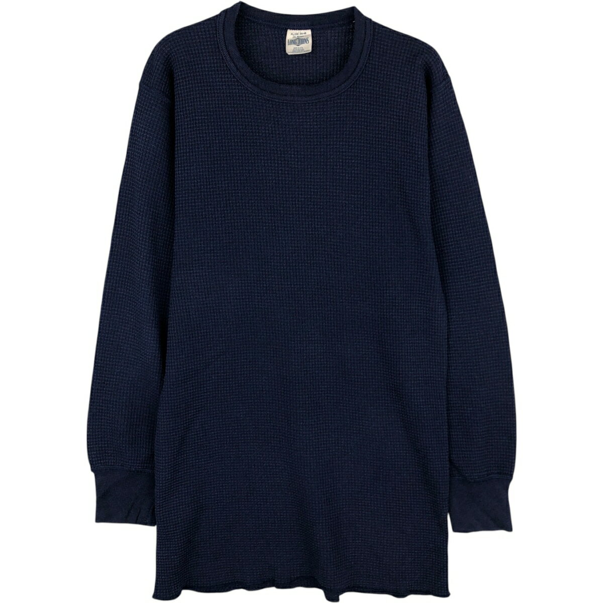 Rakuten - 古着 90'S LONG JOHNS サーマルロンT ワッフル USA製 メンズXL相当 ヴィンテージ /eaa628409 【中古】 【260329】 ネイビー系 春夏秋