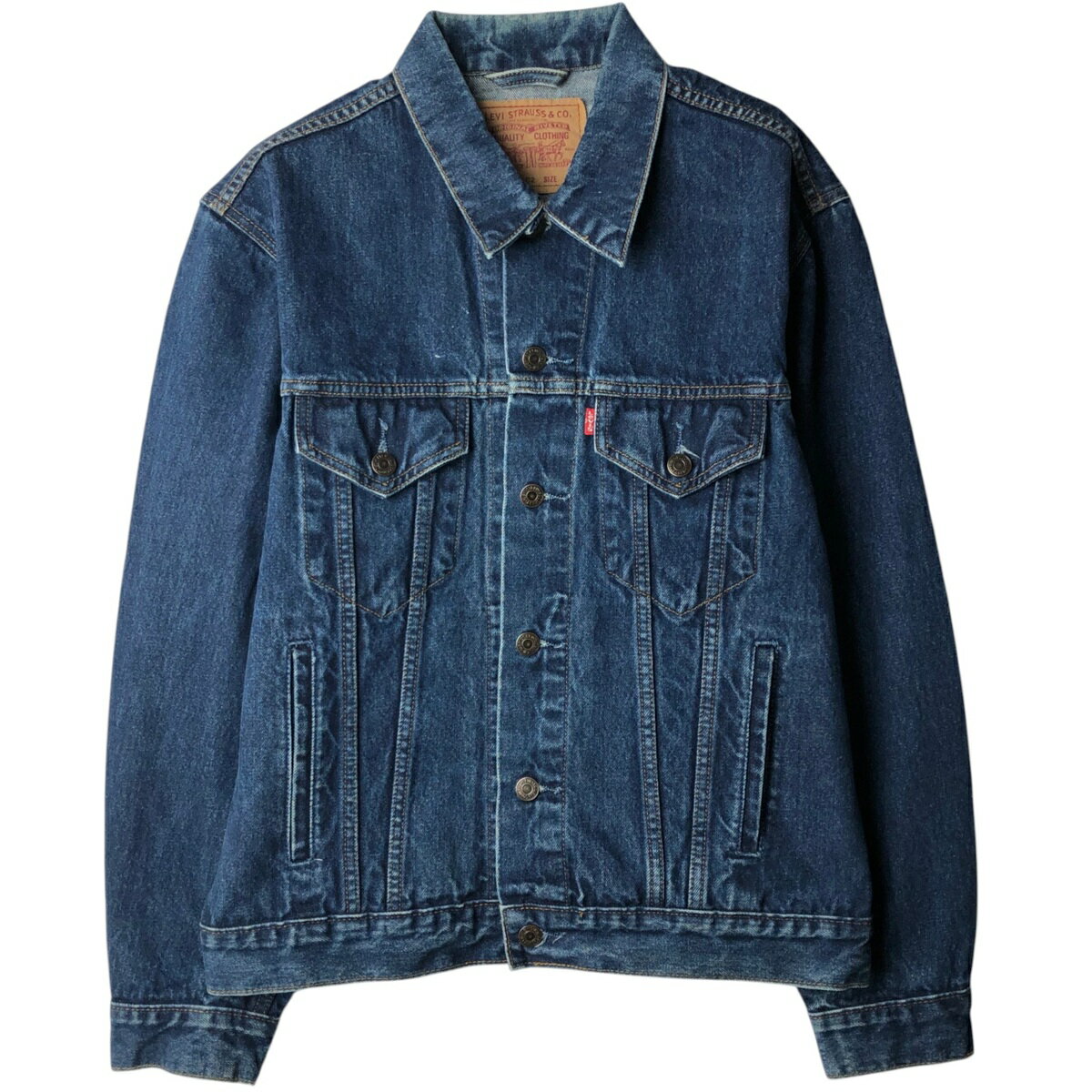 古着 90'S リーバイス Levi's 70503-0202 デニムジャケット Gジャン メンズM相当 ヴィンテージ /eaa628438 【中古】 【260331】 ブルー系 春秋冬