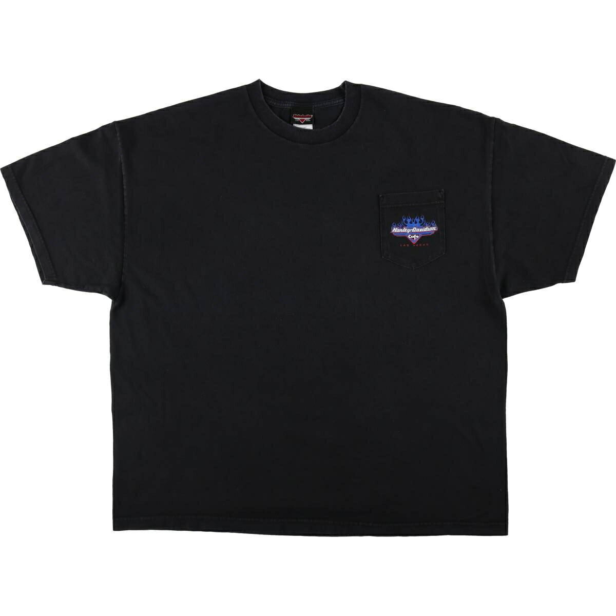 Rakuten - 古着 ビッグサイズ ハーレーダビッドソン Harley-Davidson モーターサイクル バイクTシャツ メンズXXXL相当 /eaa628466 【中古】 【260329】 ブラック系 春夏秋