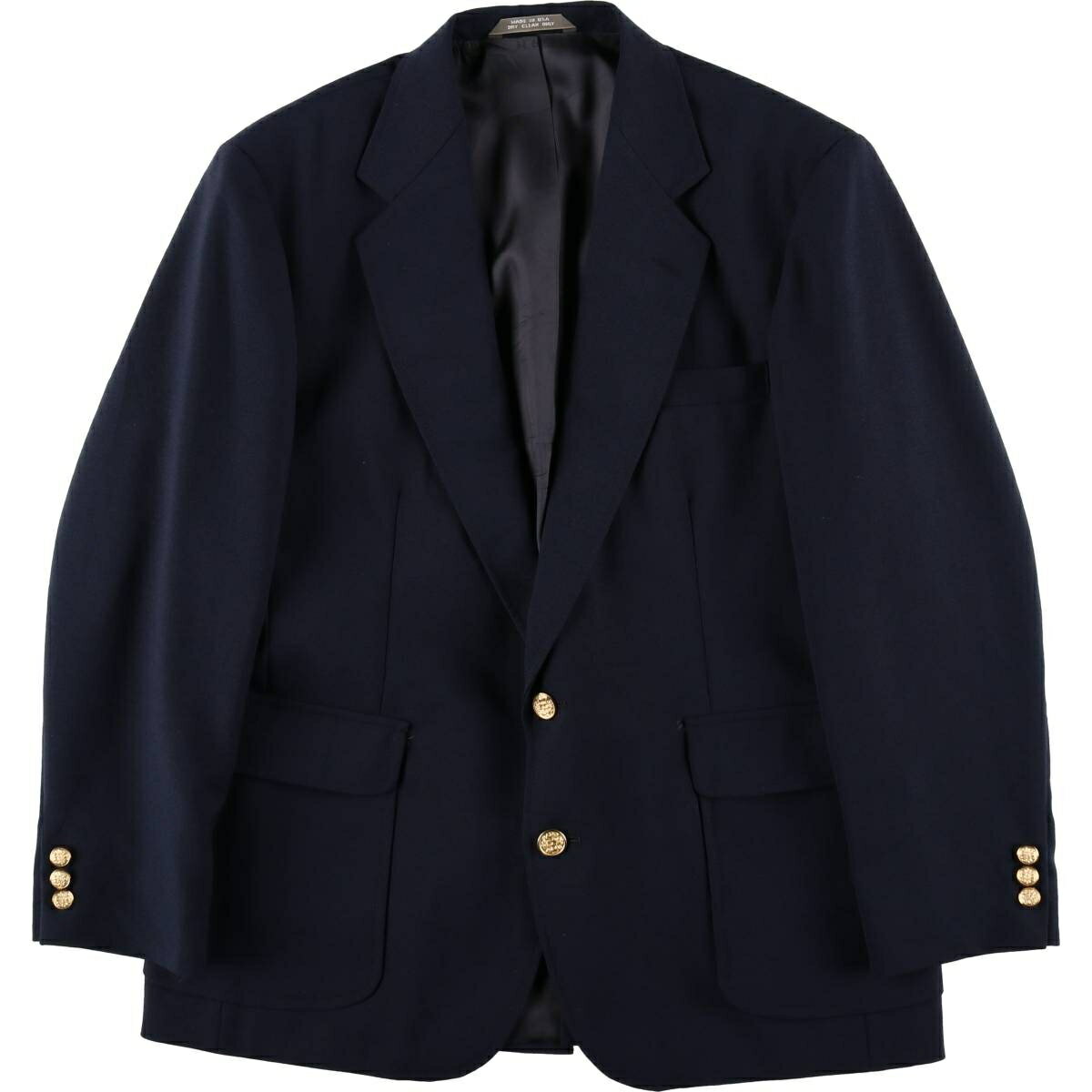 樂天商城 - 古着 ハガー Haggar IMPERIAL 紺ブレザー テーラードジャケット USA製 メンズM相当 /eaa628534 【中古】 【260329】 ネイビー系 春秋冬