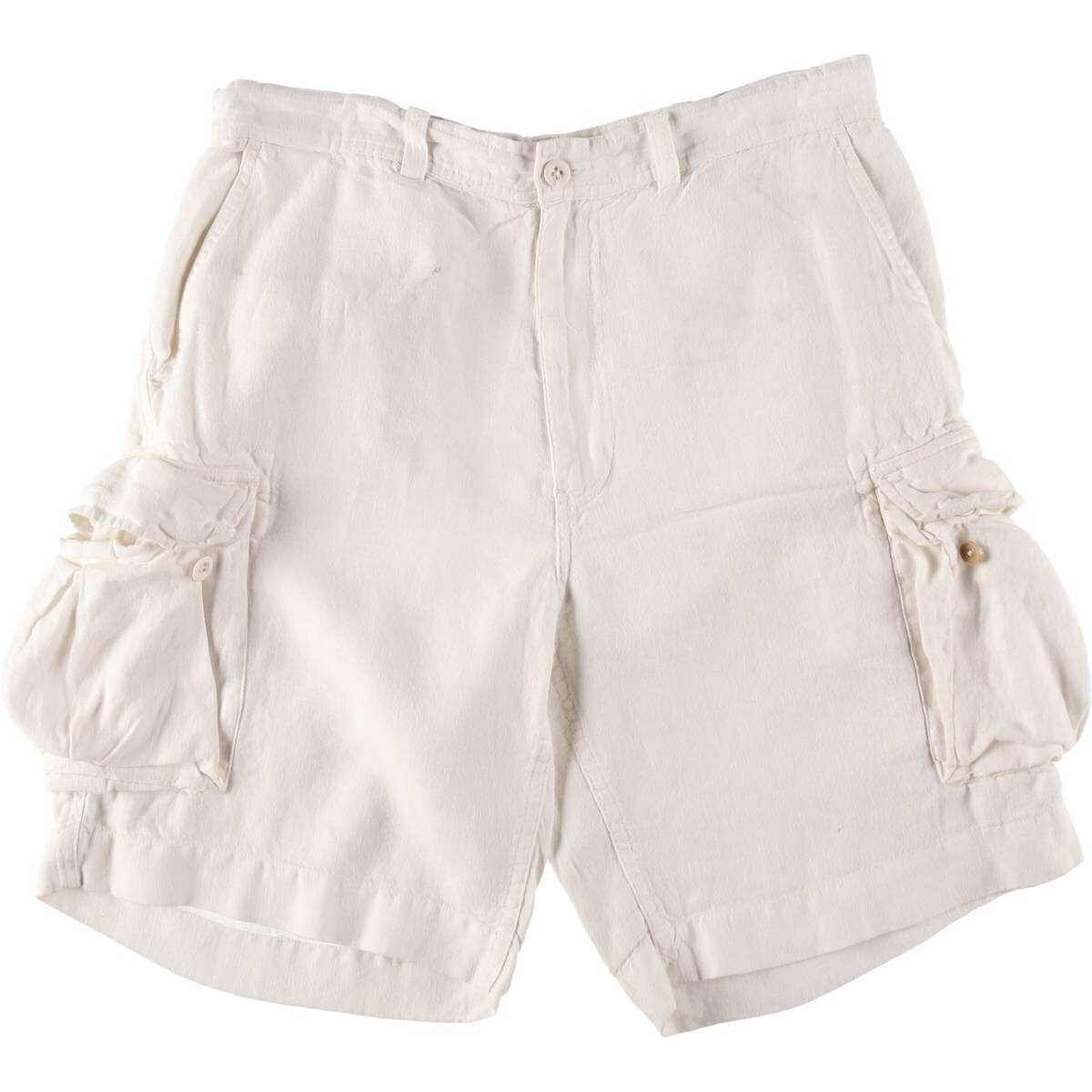 Rakuten - 古着 ラルフローレン Ralph Lauren POLO by Ralph Lauren リネンショーツ ショートパンツ メンズw35相当 /eaa628647 【中古】 【260330】 【GR-UN-2604】