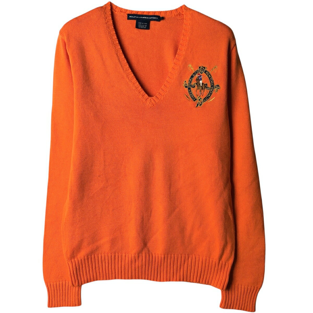 Other - 古着 ラルフローレン Ralph Lauren RALPH LAUREN SPORT Vネック コットンニットセーター レディースL相当 /eaa628706 【中古】 【260404】 【ADEL/アデル】