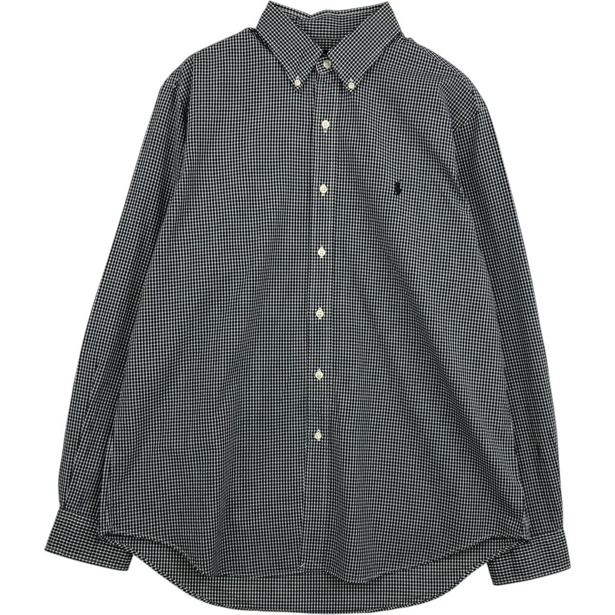 Rakuten - 古着 ラルフローレン Ralph Lauren ギンガムチェック 長袖 ボタンダウンチェックシャツ メンズL相当 /eaa629009 【中古】 【260330】