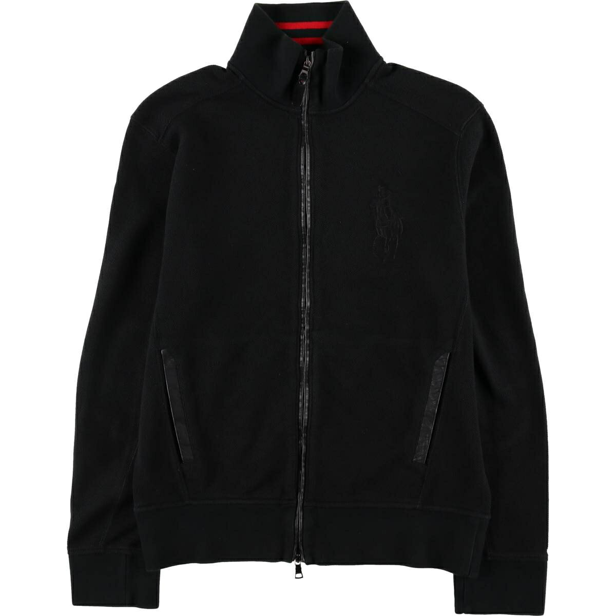 古着 ラルフローレン Ralph Lauren POLO by Ralph Lauren 鹿の子 ビッグポニー フルジップスウェットシャツ トレーナー メンズM相当 /eaa629140 【中古】 【260329】 【GR-UN-2604】