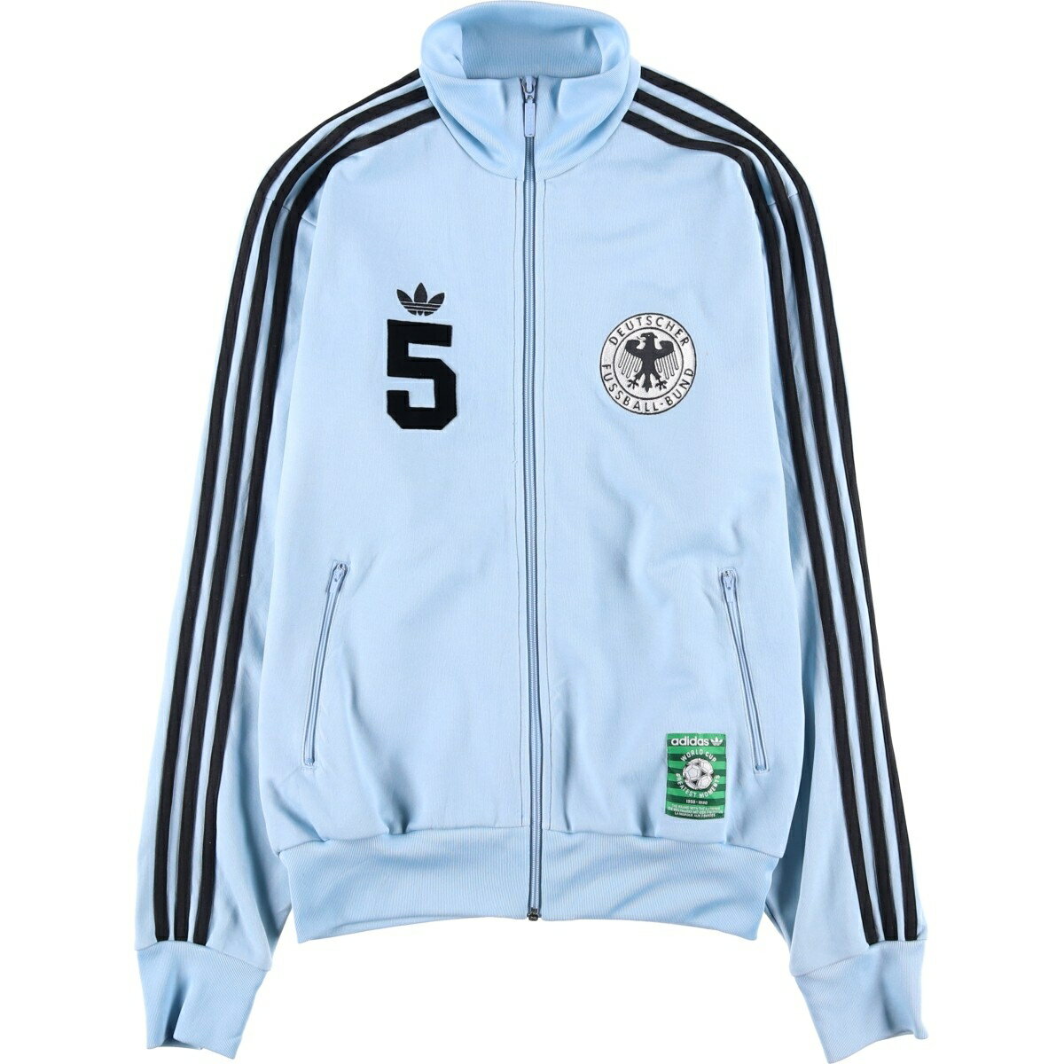 古着 00'S アディダス adidas ORIGINALS オリジナルス ベッケンバウアー ドイツ代表 ジャージ トラックジャケット メンズM相当 /eaa629214 【中古】 【260329】 【GR-UN-2604】