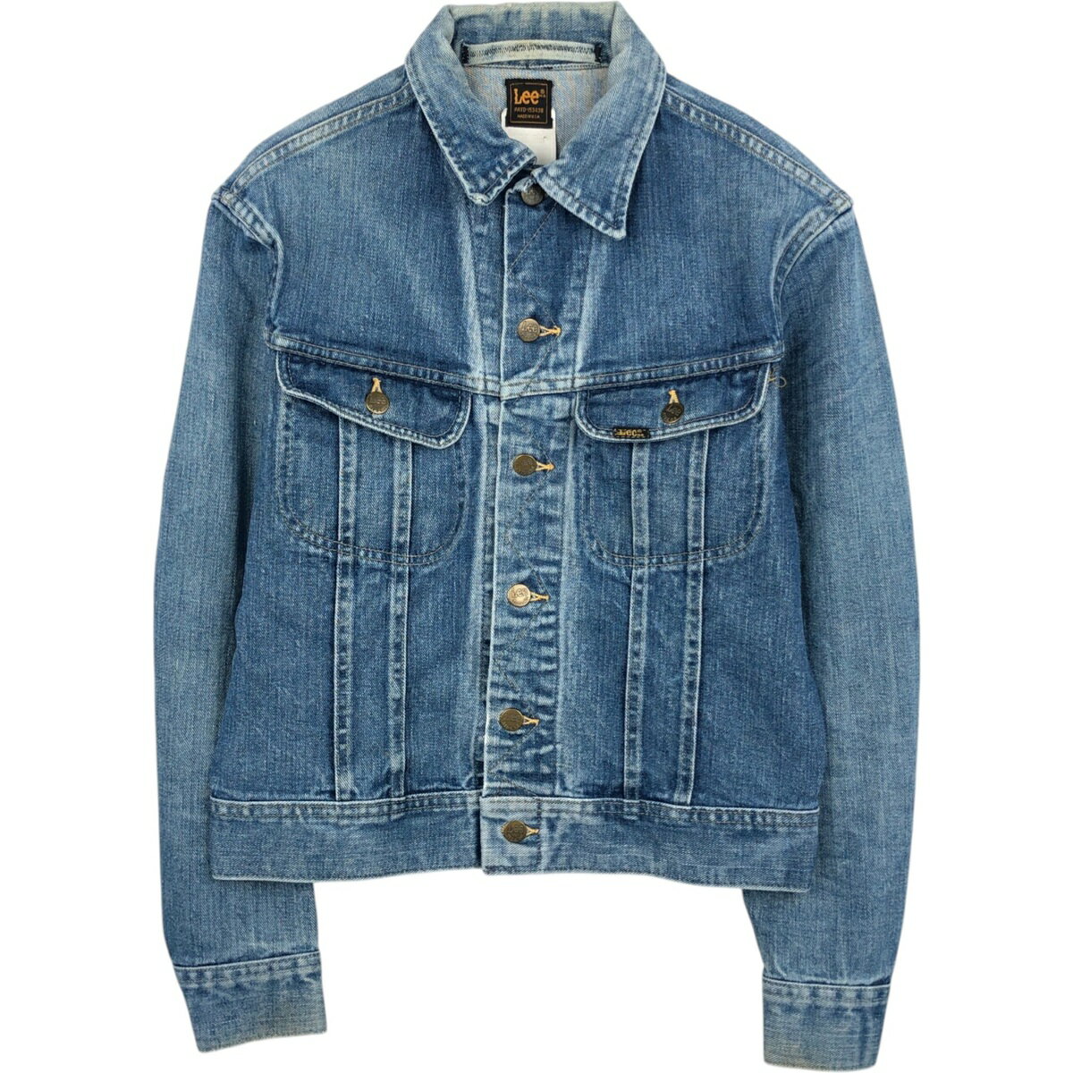 古着 80'S~ リー Lee RIDERS ライダース デニムジャケット Gジャン USA製 メンズS相当 ヴィンテージ /eaa629344 【中古】 【260401】 ブルー系 春秋冬