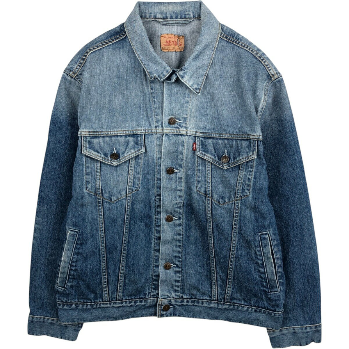 古着 00'S リーバイス Levi's 70550-0487 ユーロモデル デニムジャケット Gジャン メンズXL相当 /eaa629351 【中古】 【260402】