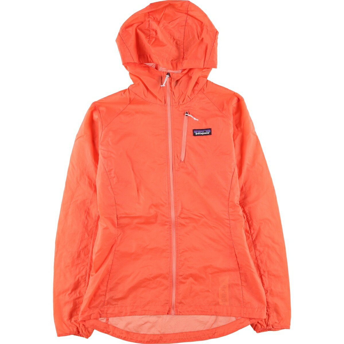パタゴニア 長袖 ナイロン ジップパーカー XS オレンジ系 patagonia アウトドア レディース patagonia - パタゴニア 長袖 ナイロン ジップパーカー XS オレンジ系