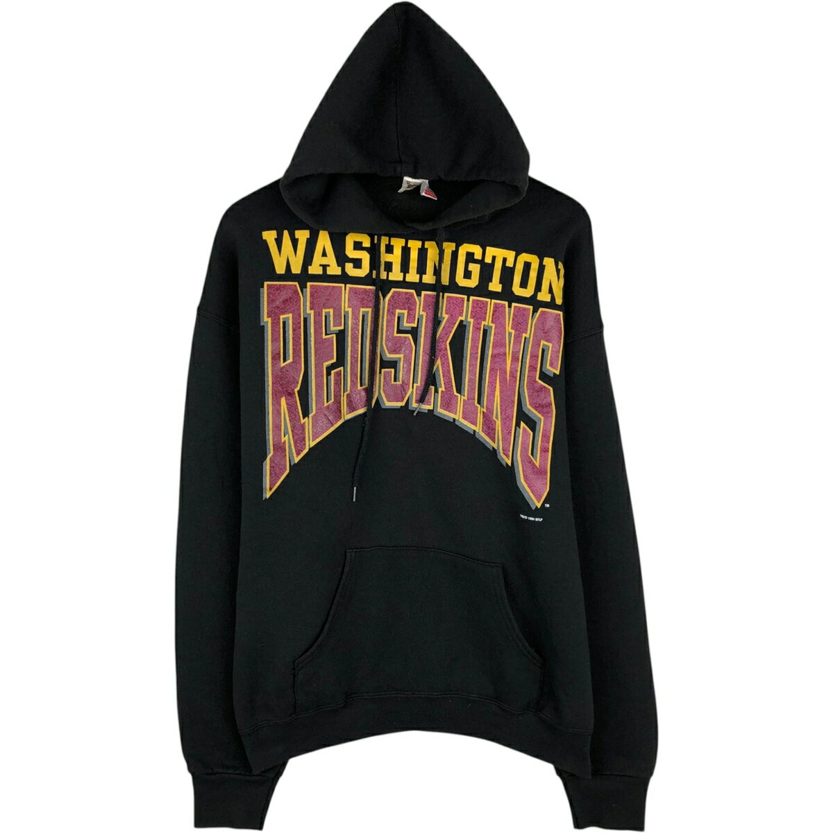 古着 90 039 S フルーツオブザルーム FRUIT OF THE LOOM NFL WASHINGTON REDSKINS ワシントンレッドスキンズ スウェットプルオーバーパーカー USA製 メンズXL相当 ヴィンテージ /eaa629599 【中古】 【260404】