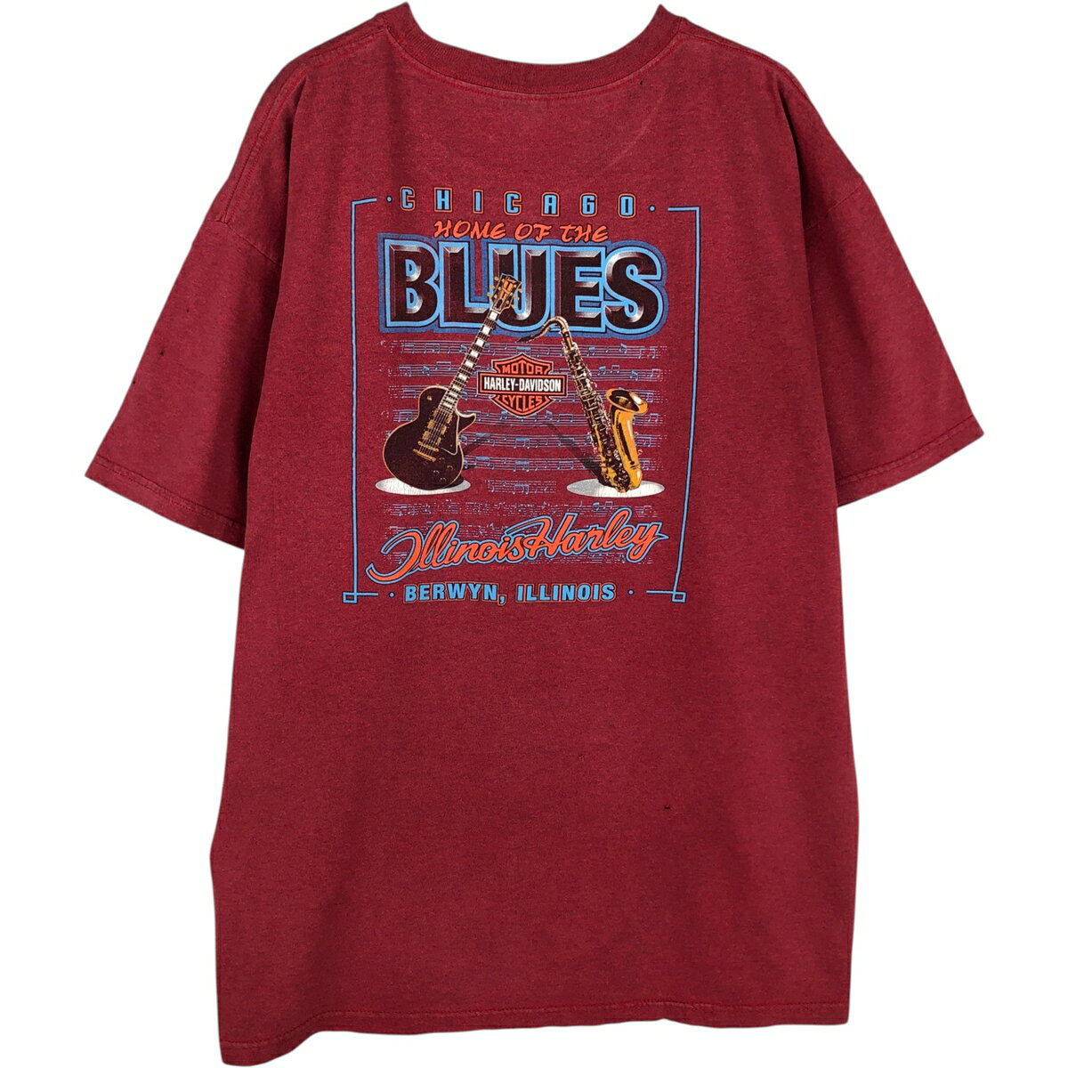 古着 90'S ハーレーダビッドソン Harley-Davidson モーターサイクル バイクTシャツ USA製 メンズXL相当 ヴィンテージ /eaa629660 【中古】 【260330】 【SS2609_10】 jam-ing-11556013 古着屋JAM サンプル画像2