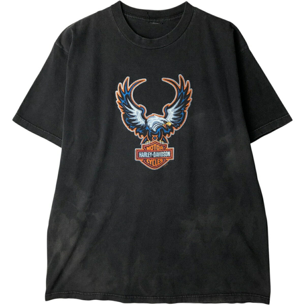 乐天商城 - 古着 90'S ハーレーダビッドソン Harley-Davidson 鷲柄 イーグル柄 モーターサイクル バイクTシャツ メンズL相当 ヴィンテージ /eaa629679 【中古】 【260330】