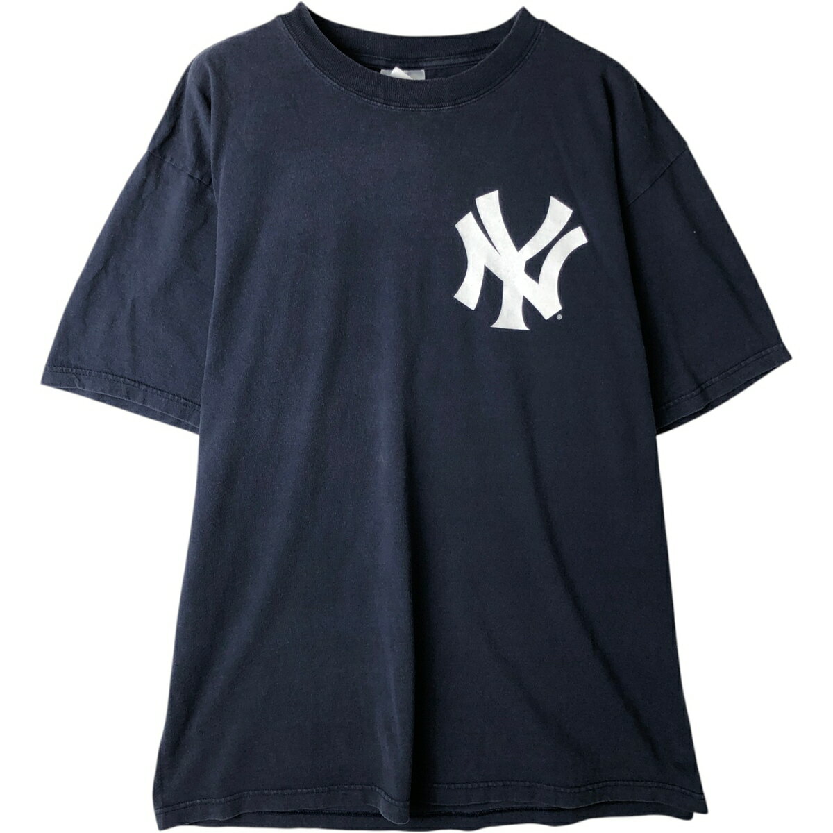 古着 マジェスティック MAJESTIC MLB NEW YORK YANKEES ニューヨークヤンキース 松井秀喜 ロゴプリントTシャツ メンズXL相当 /eaa629703 【中古】 【260404】