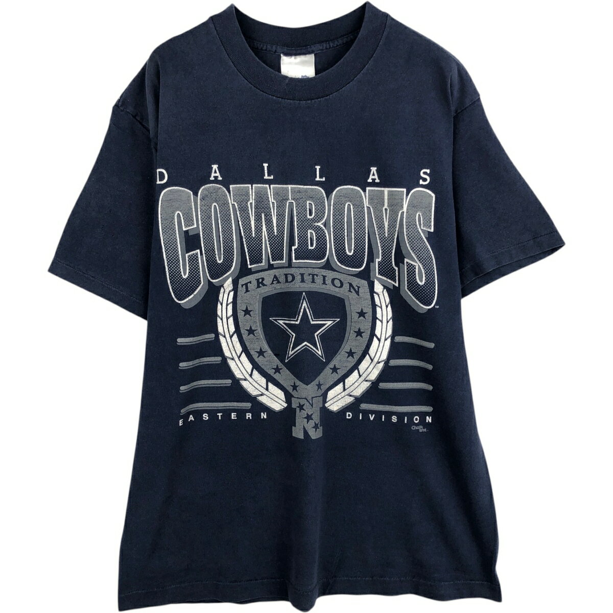 樂天商城 - 古着 NFL DALLAS COWBOYS ダラスカウボーイズ スポーツプリントTシャツ USA製 メンズL相当 /eaa629722 【中古】 【260404】