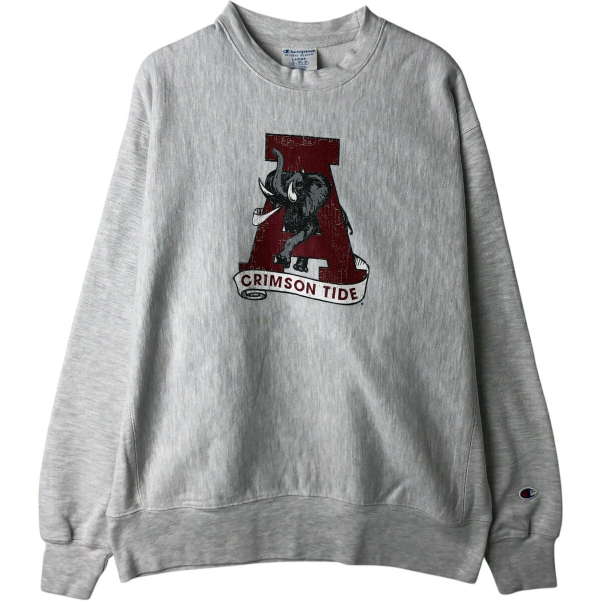 乐天商城 - 古着 チャンピオン Champion REVERSE WEAVE リバースウィーブ カレッジ キャラクタースウェットシャツ トレーナー メンズL相当 /eaa629827 【中古】 【260404】