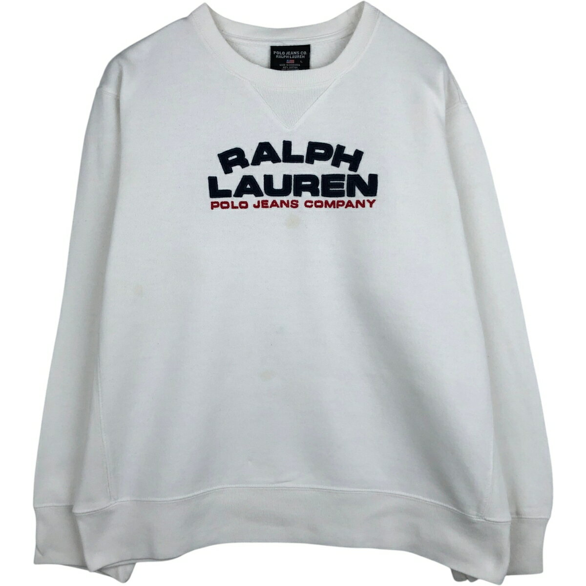 Rakuten - 古着 ラルフローレン Ralph Lauren POLO JEANS COMPANY ロゴスウェットシャツ トレーナー メンズL相当 /eaa630059 【中古】 【260404】