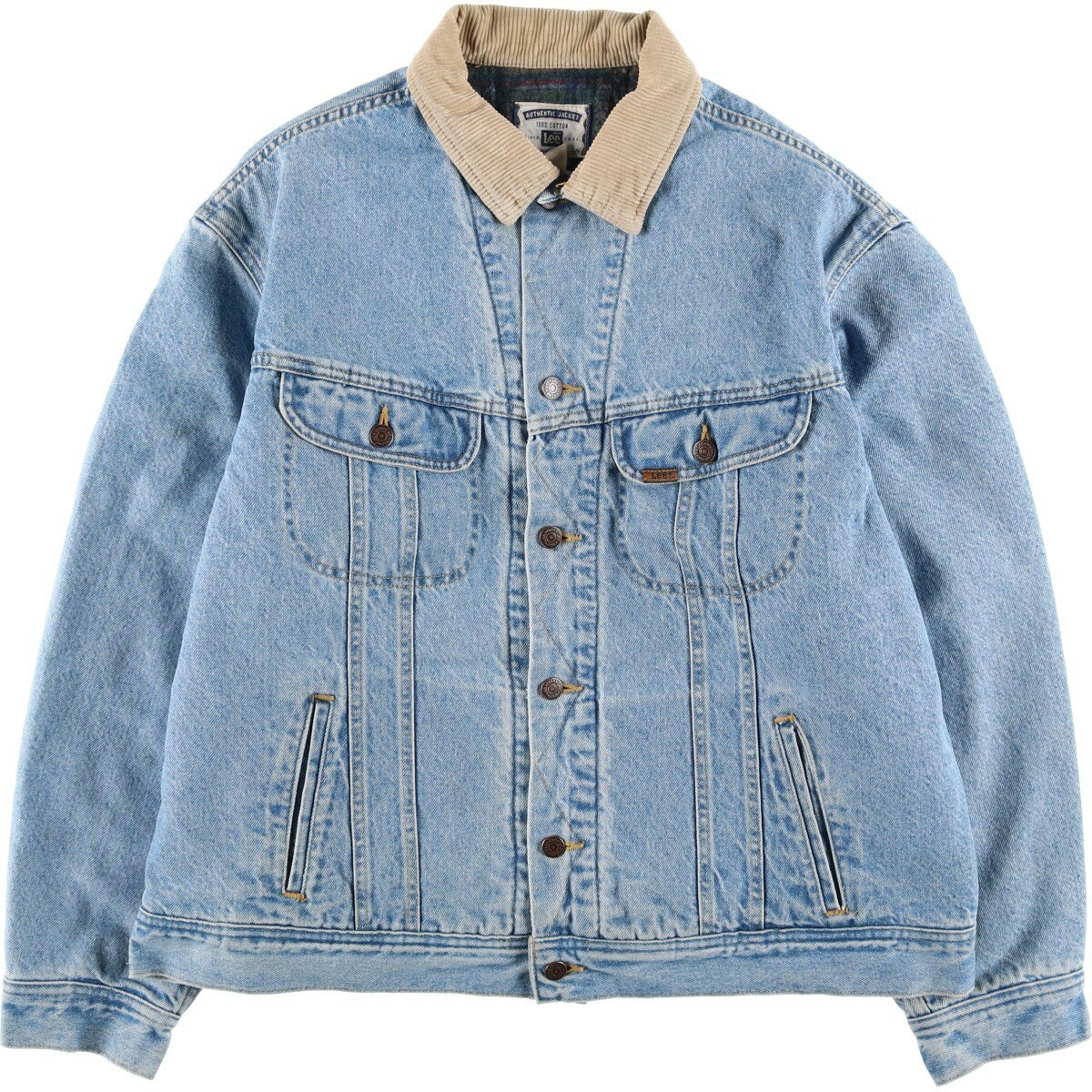 樂天商城 - 古着 リー Lee デニムジャケット Gジャン メンズXL相当 ヴィンテージ /eaa630167 【中古】 【260403】