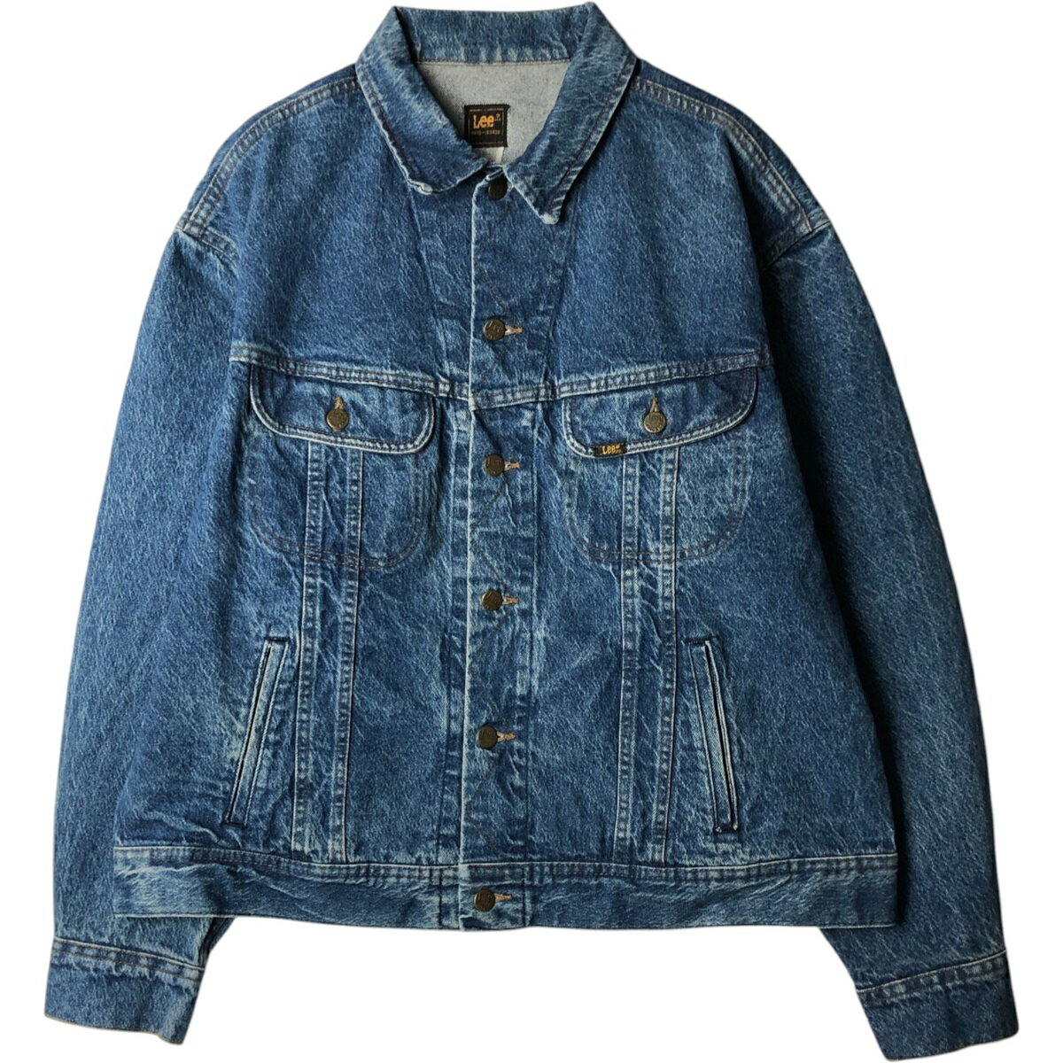 古着 80'S~ リー Lee RIDERS ライダース HARD ROCK CAFE ハードロックカフェ デニムジャケット Gジャン メンズXL相当 ヴィンテージ /eaa630179 【中古】 【260404】