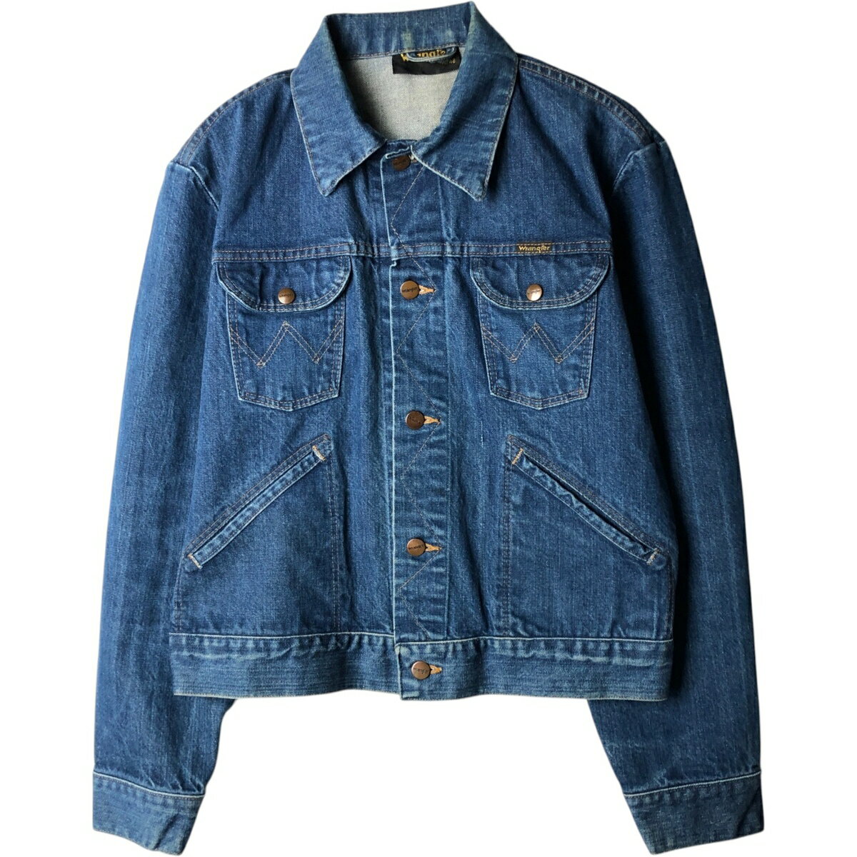 Rakuten - 古着 80'S ラングラー Wrangler デニムジャケット Gジャン メンズM相当 ヴィンテージ /eaa630181 【中古】 【260404】