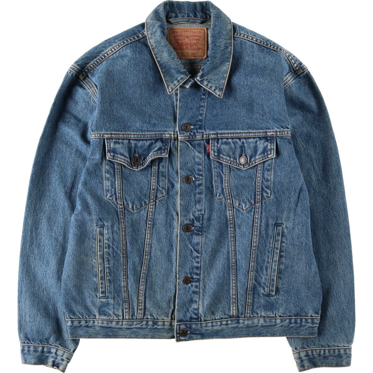 古着 90'S リーバイス Levi's 70503-02 デニムジャケット Gジャン メンズL相当 ヴィンテージ /eaa630188 【中古】 【260417】