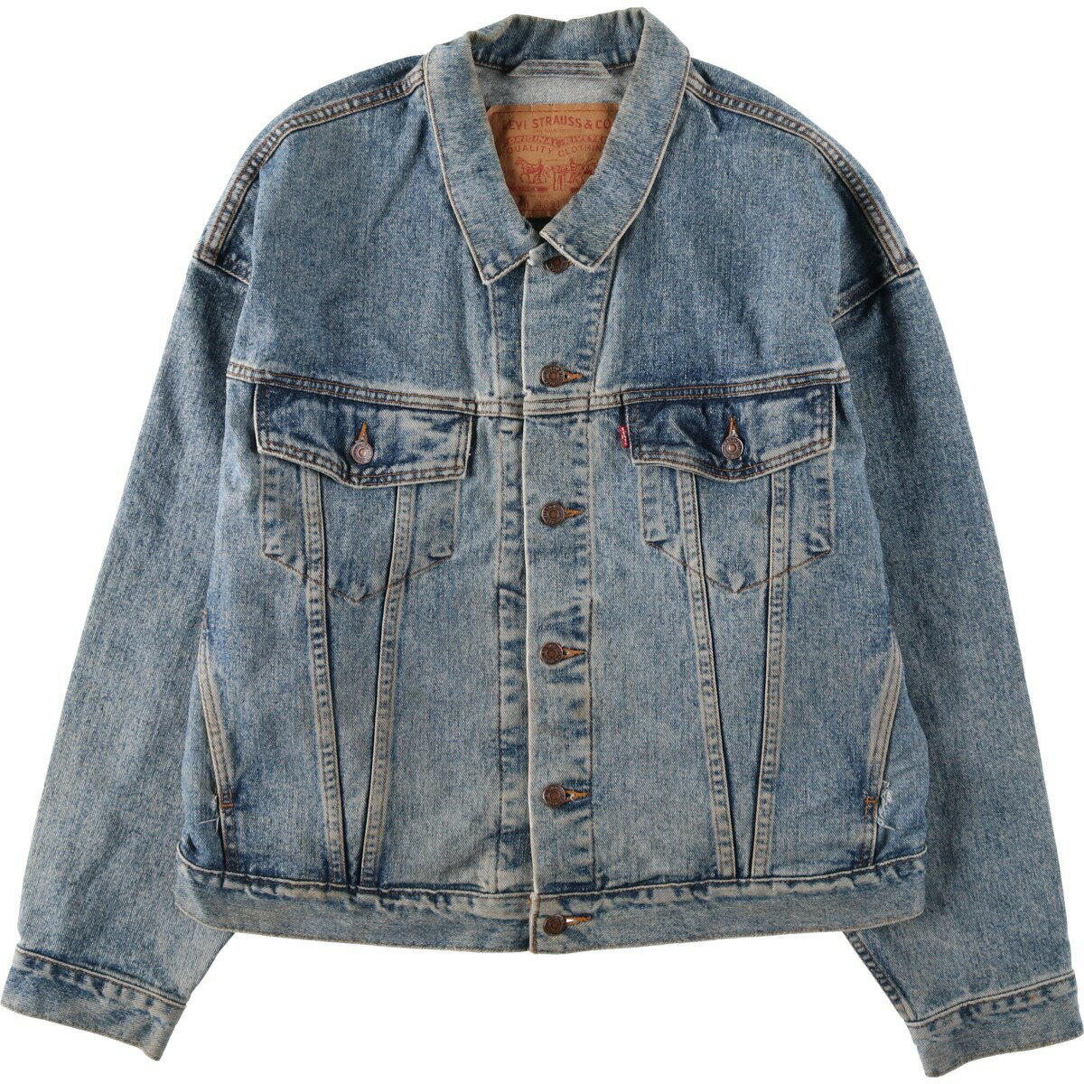 樂天商城 - 古着 90'S リーバイス Levi's 76598-4891 デニムジャケット Gジャン USA製 メンズL相当 ヴィンテージ /eaa630193 【中古】 【260417】
