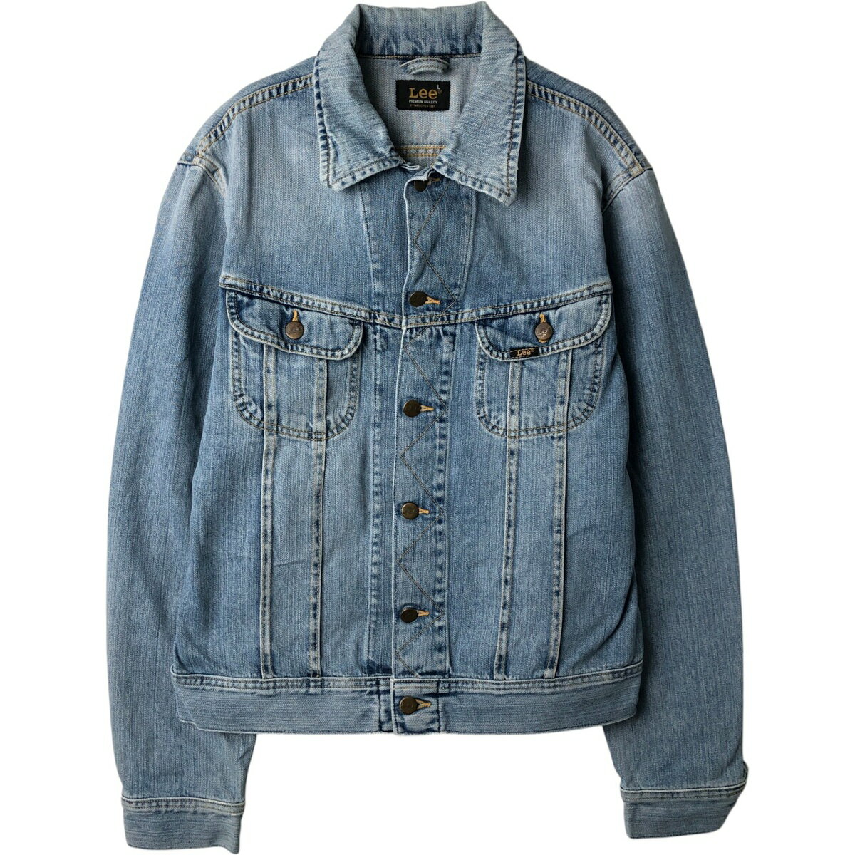 古着 リー Lee RIDER JACKET デニムジャケット Gジャン メンズL相当 /eaa630350 【中古】 【260405】 ブルー系 春秋冬