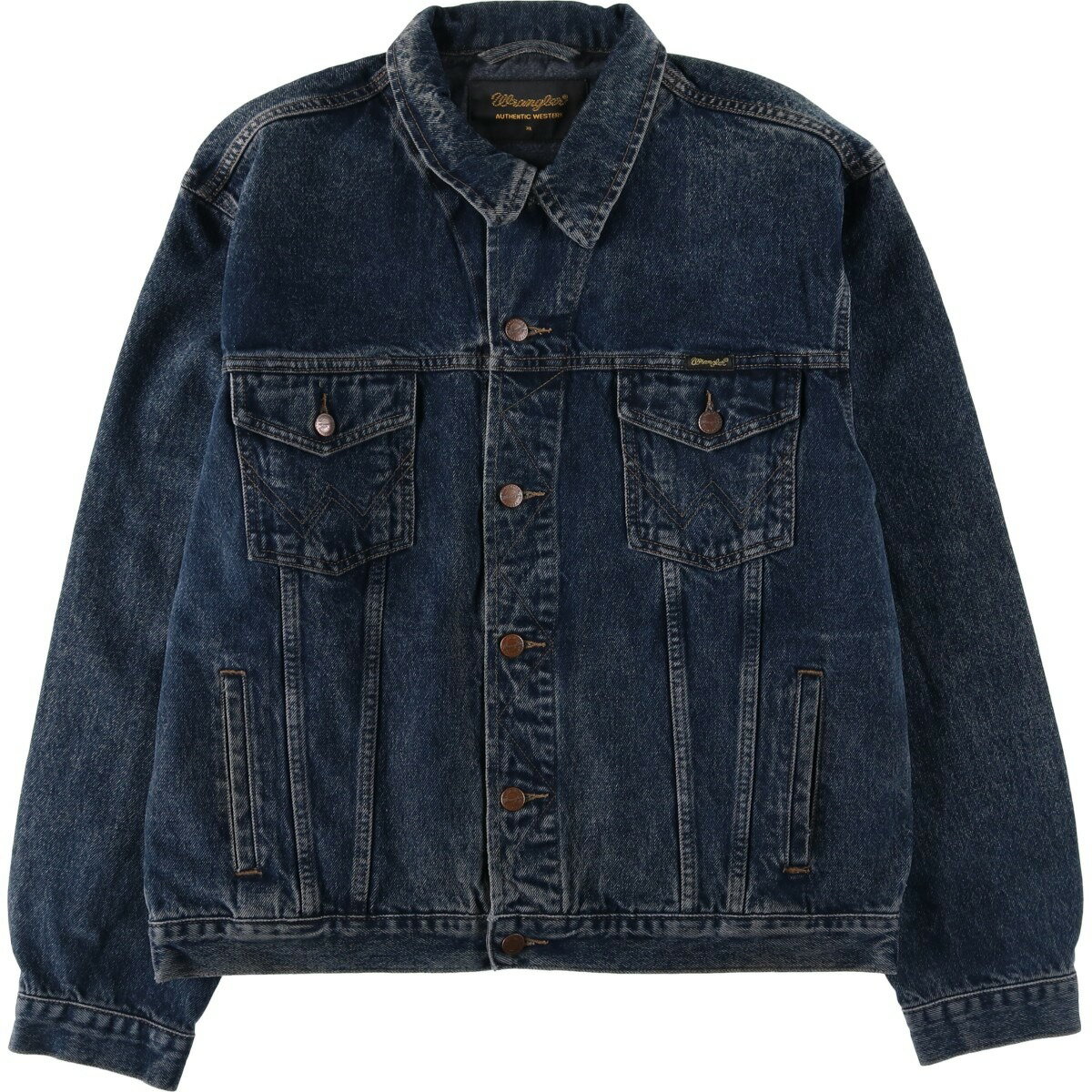 樂天商城 - 古着 ラングラー Wrangler AUTHENTIC WESTERN デニムジャケット Gジャン メンズXL相当 /eaa630362 【中古】 【260410】