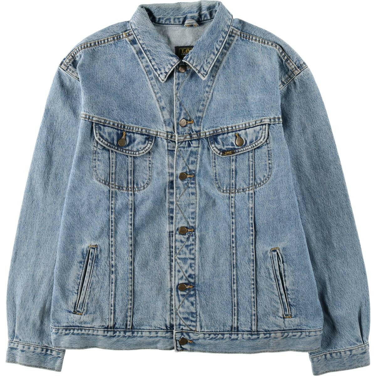 樂天商城 - 古着 リー Lee Sanforized デニムジャケット Gジャン メンズXXL相当 /eaa630365 【中古】 【260411】