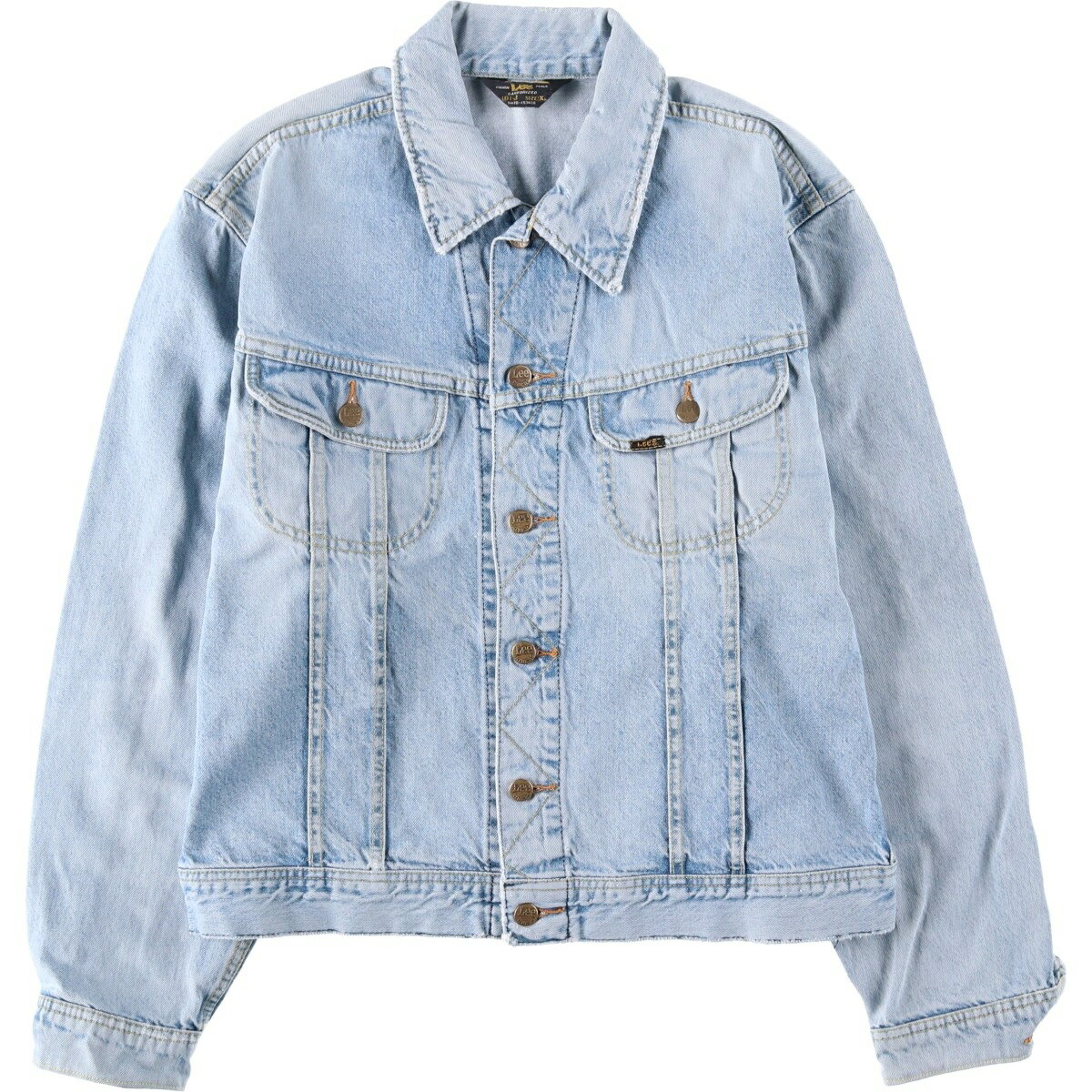 古着 リー Lee SLIM JACKET デニムジャケット Gジャン メンズXL相当 /eaa630367 【中古】 【260410】