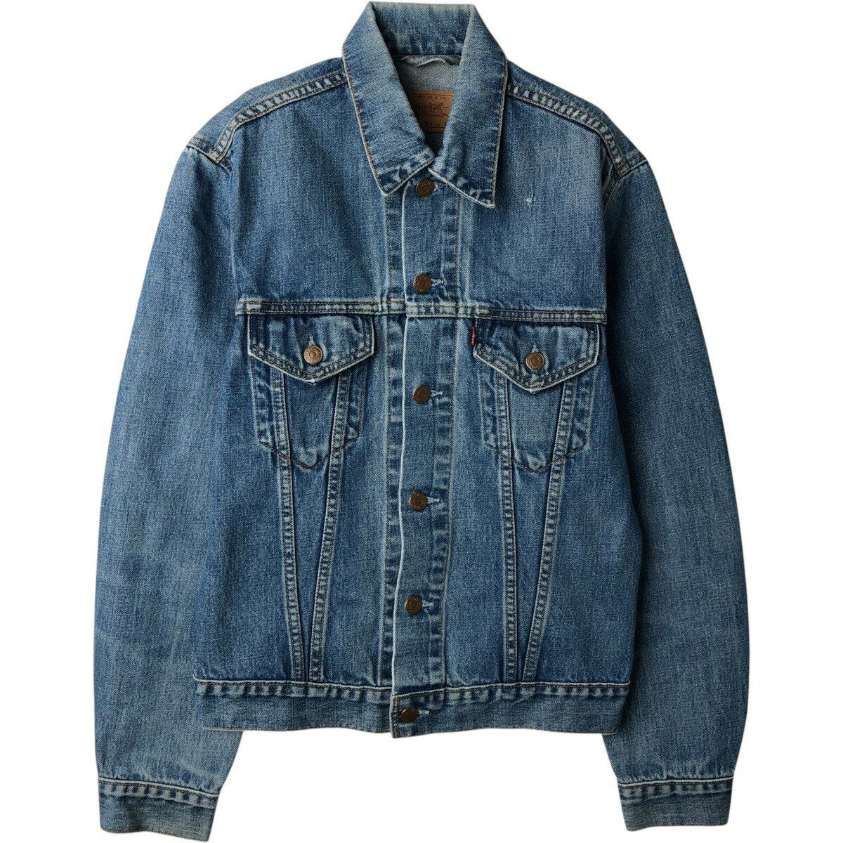 古着 00'S リーバイス Levi's 70500-0414 ユーロモデル デニムジャケット Gジャン メンズM相当 /eaa630385 【中古】 【260405】 ブルー系 春秋冬