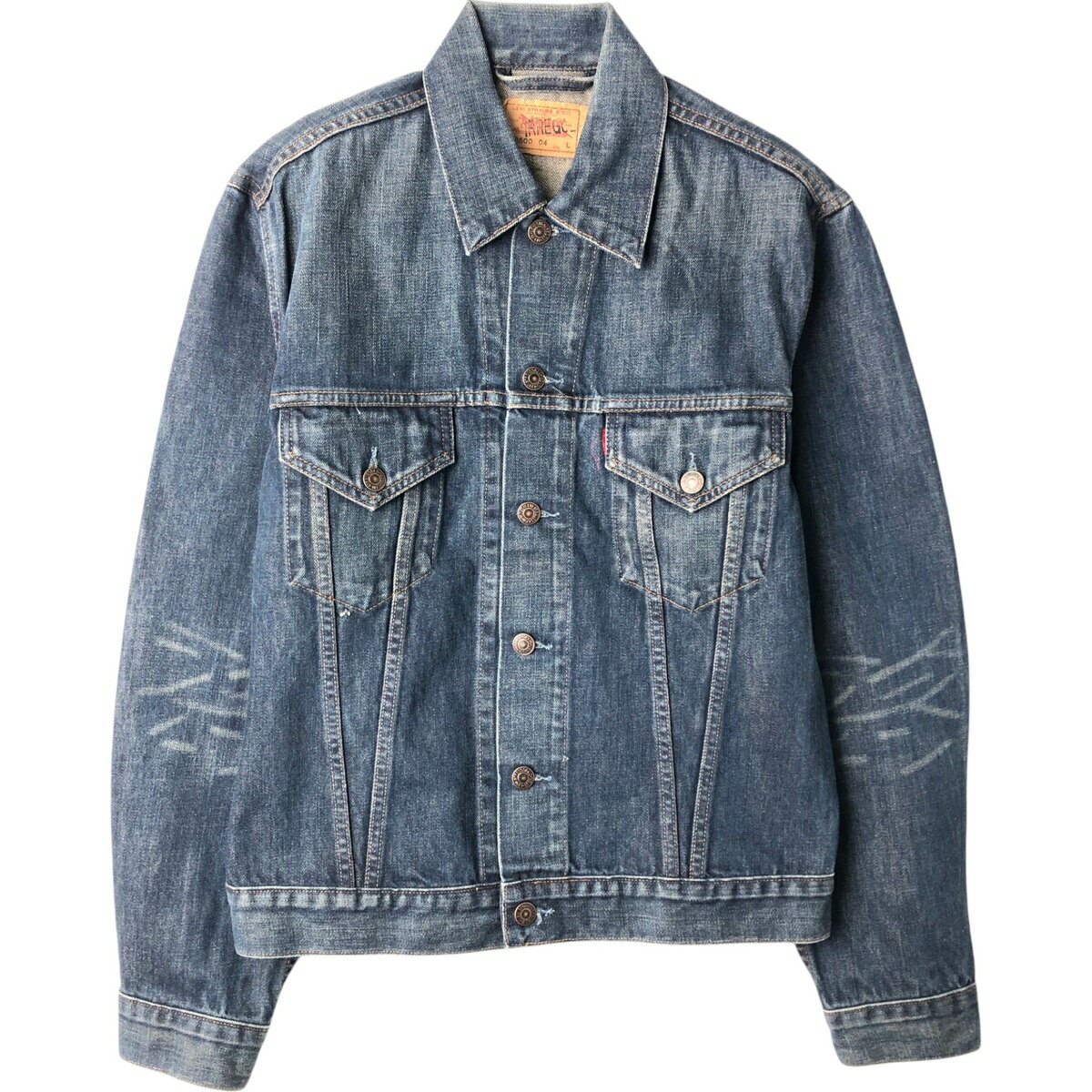 樂天商城 - 古着 00'S リーバイス Levi's 70500-0474 ユーロモデル デニムジャケット Gジャン メンズL相当 /eaa630388 【中古】 【260405】 ブルー系 春秋冬